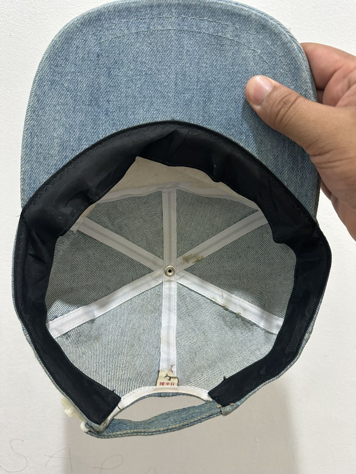 Vintage VTG DOHC Racing Denim Hat Size ONE SIZE - 5 Thumbnail