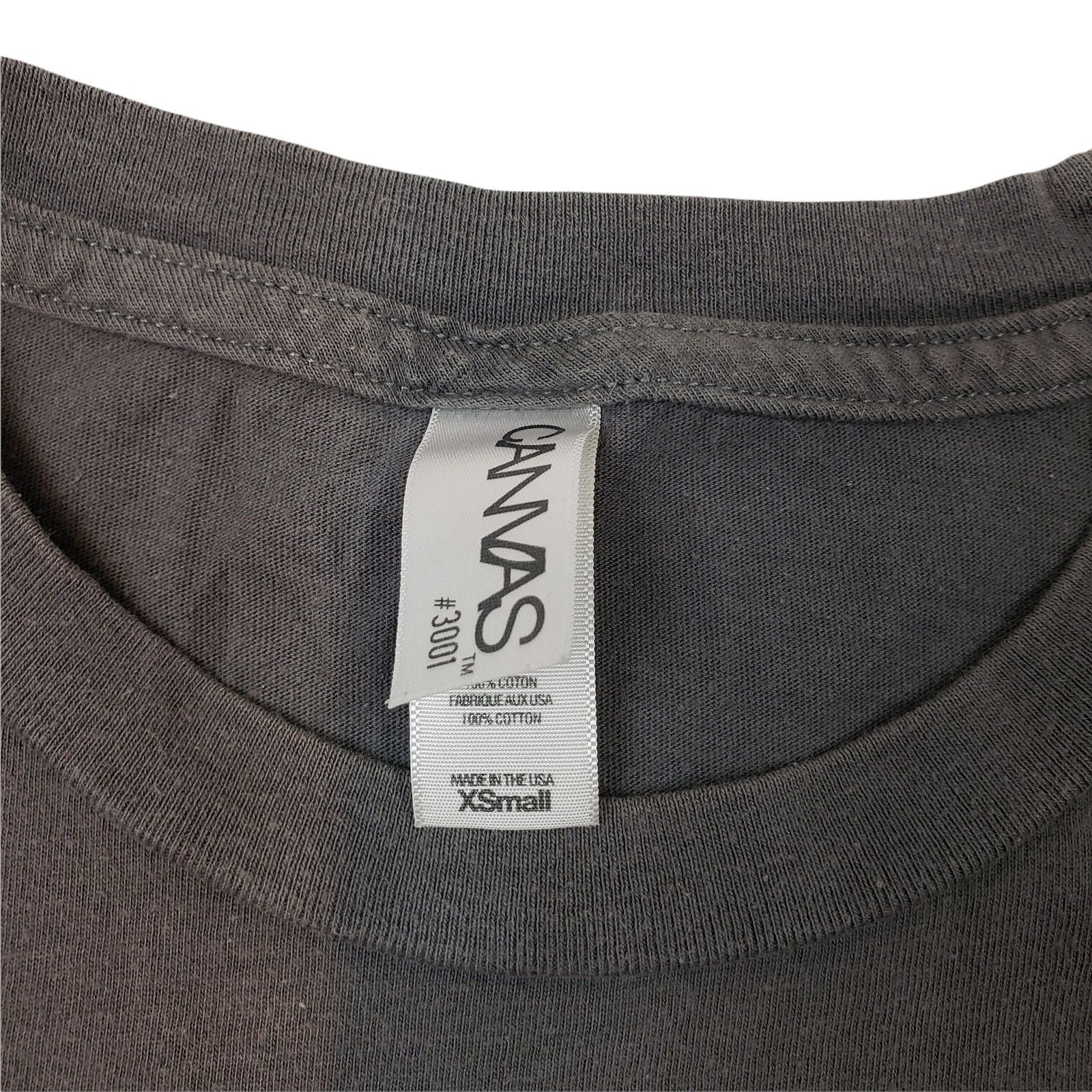 Canvas Canvas Shirt Mens X Small Gray Bad Camp Geek Nerd Crew Size US XS / EU 42 / 0 - 6 Thumbnail