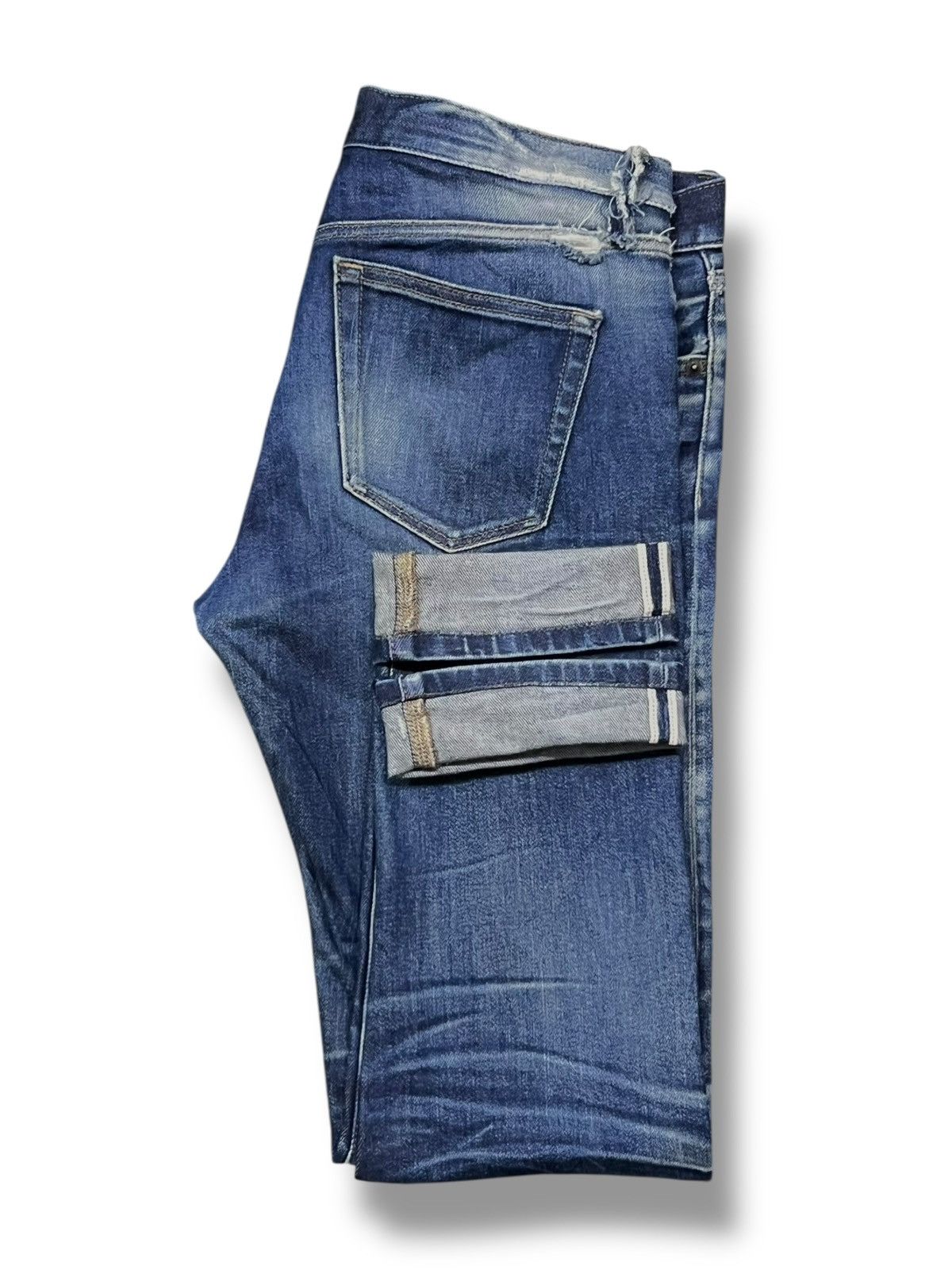 Uniqlo Vintage Uniqlo Selvedge Denim Japan - Faded Rusty Wash Jeans Size US 34 / EU 50 - 8 Thumbnail