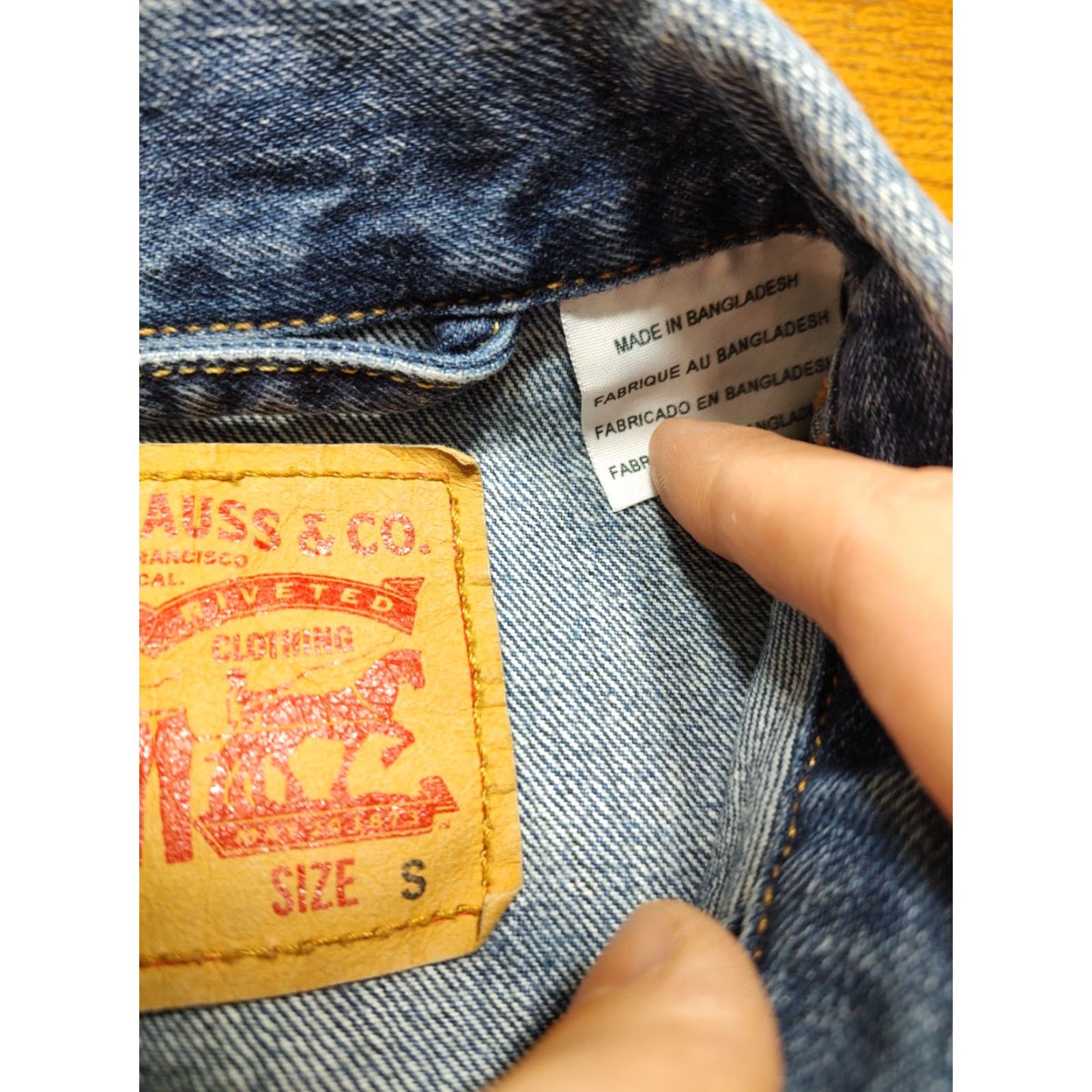 Levi's Levi's Trucker Jacket Mens Short Denim Light Blue 72334 Western 90s Style Size US 29 - 4 Thumbnail