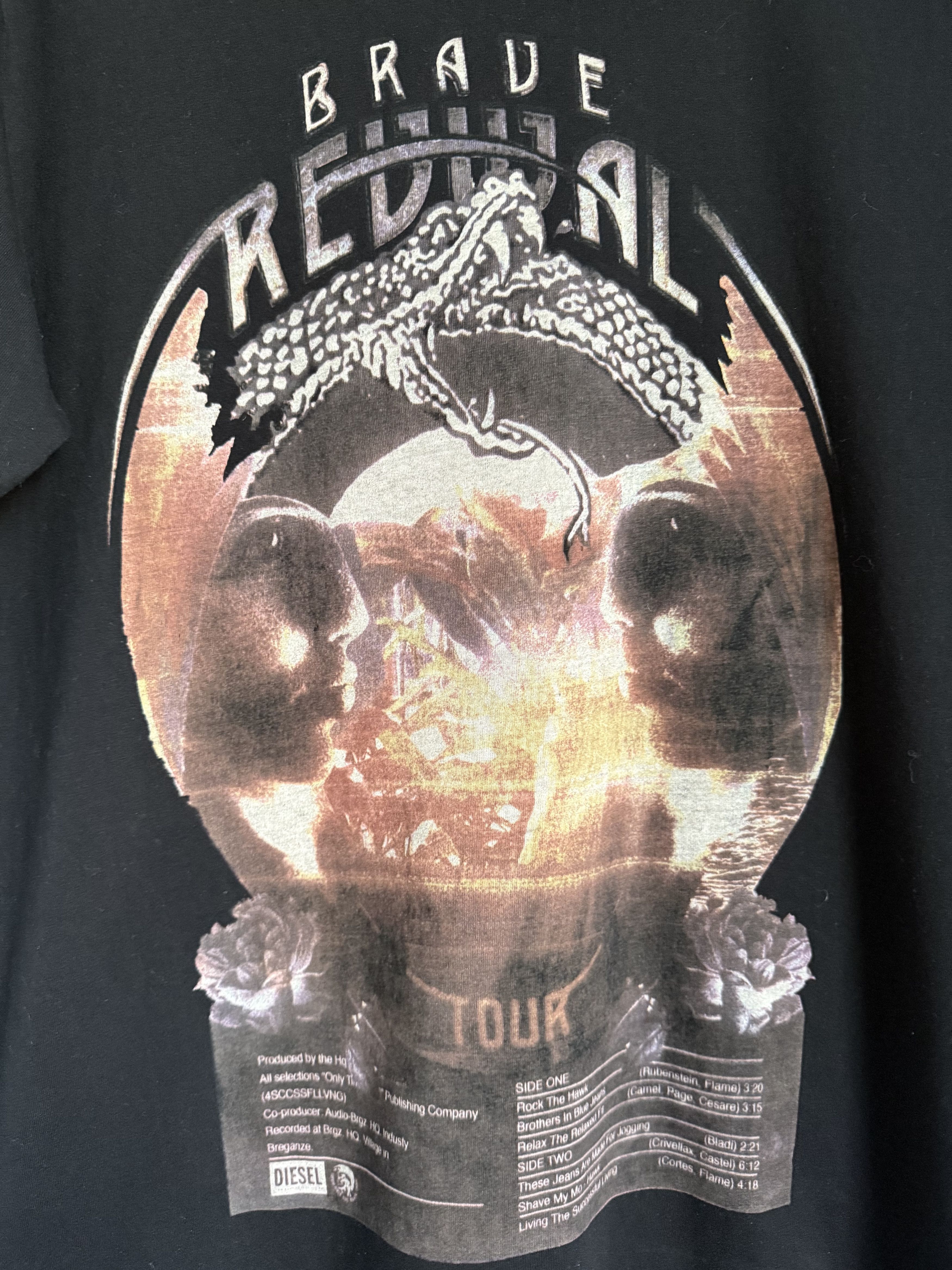 Diesel Diesel rave tour y2k avantgarde t-shirt Size US M / EU 48-50 / 2 - 2 Thumbnail