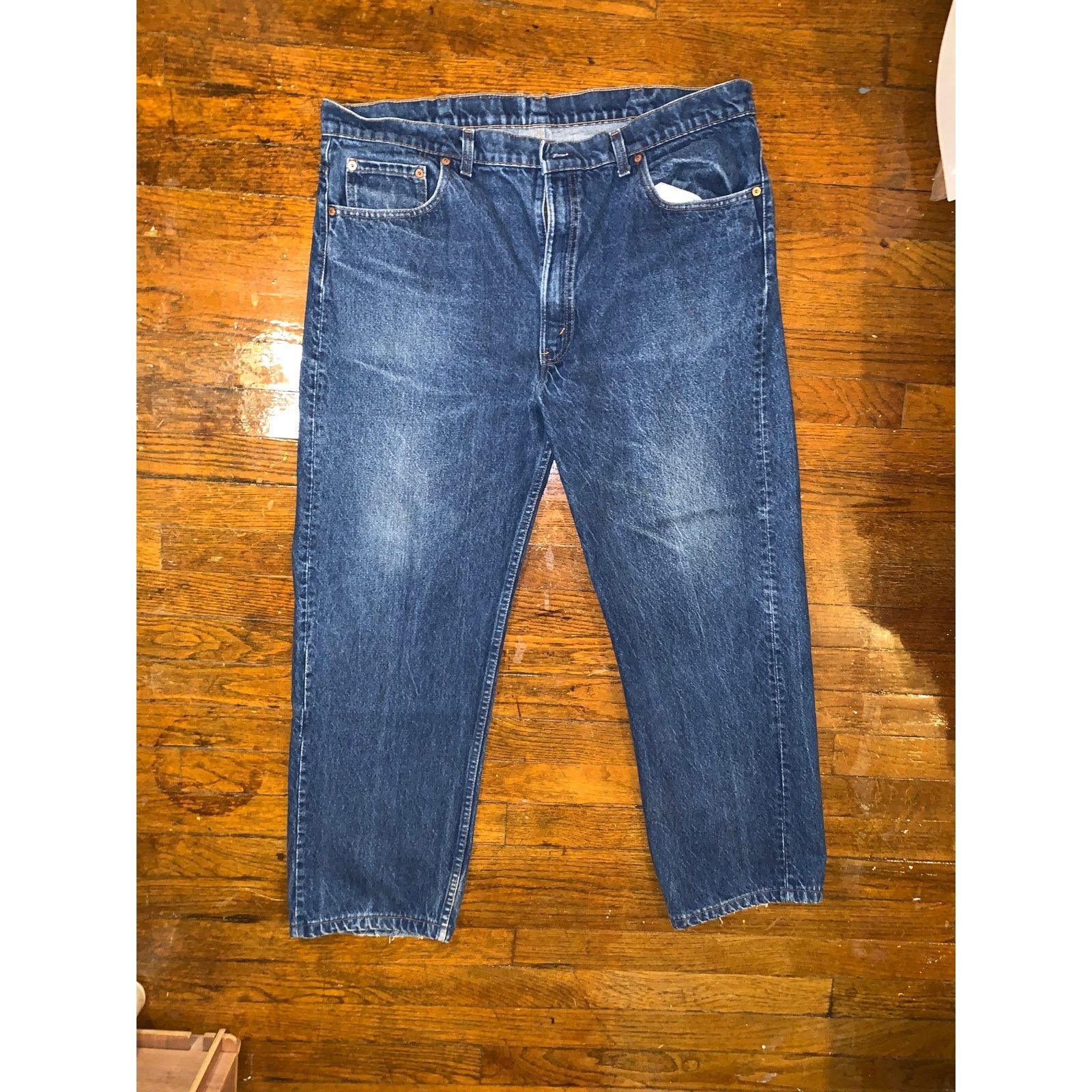 Levi's Vintage 1990 Levis 505 42x32 Made In USA Greensboro Size US 42 / EU 58 - 7 Thumbnail