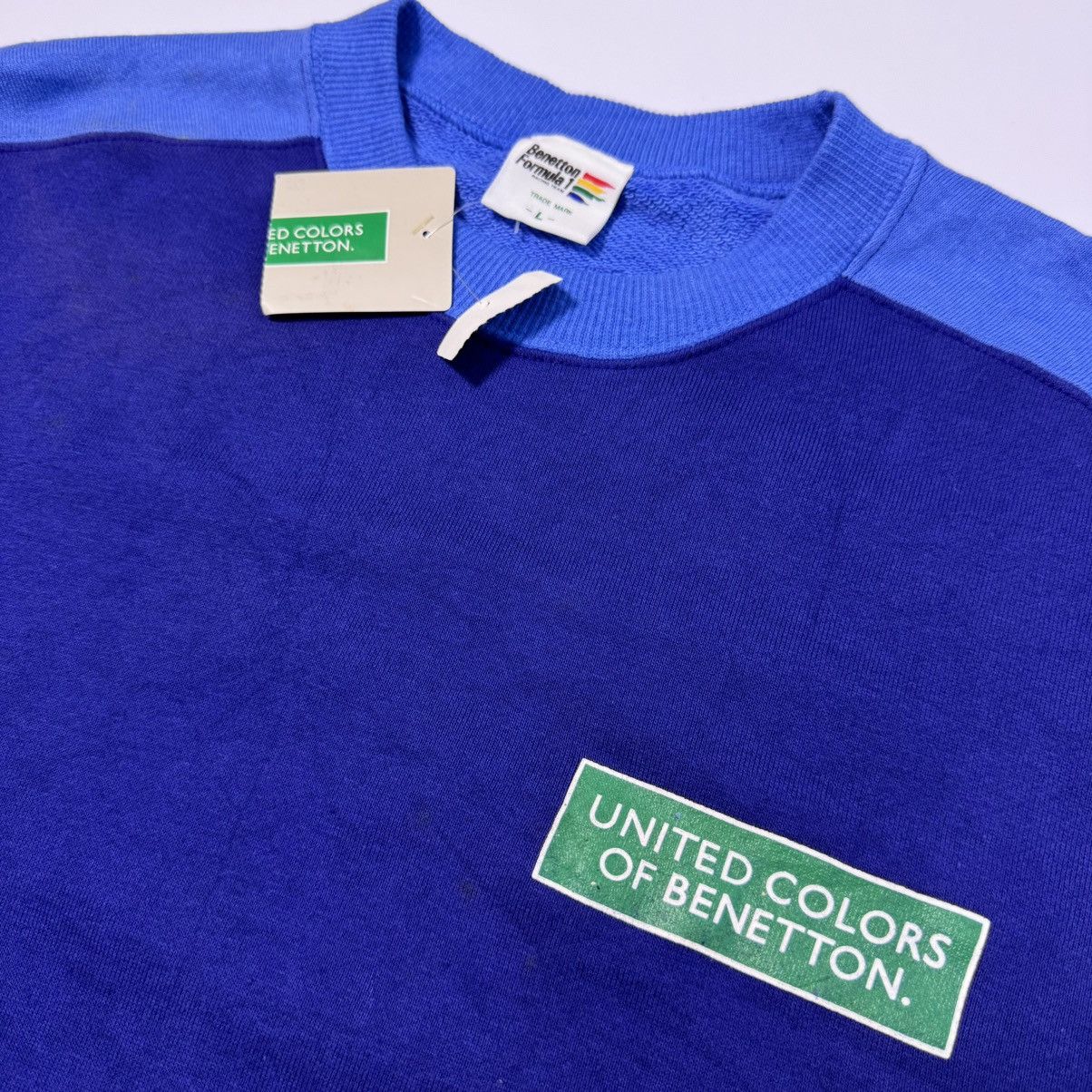 United Colors Of Benetton Combo Bulk Sunfaded Benetton F1 Sweatshirt Size US XL / EU 56 / 4 - 9 Thumbnail