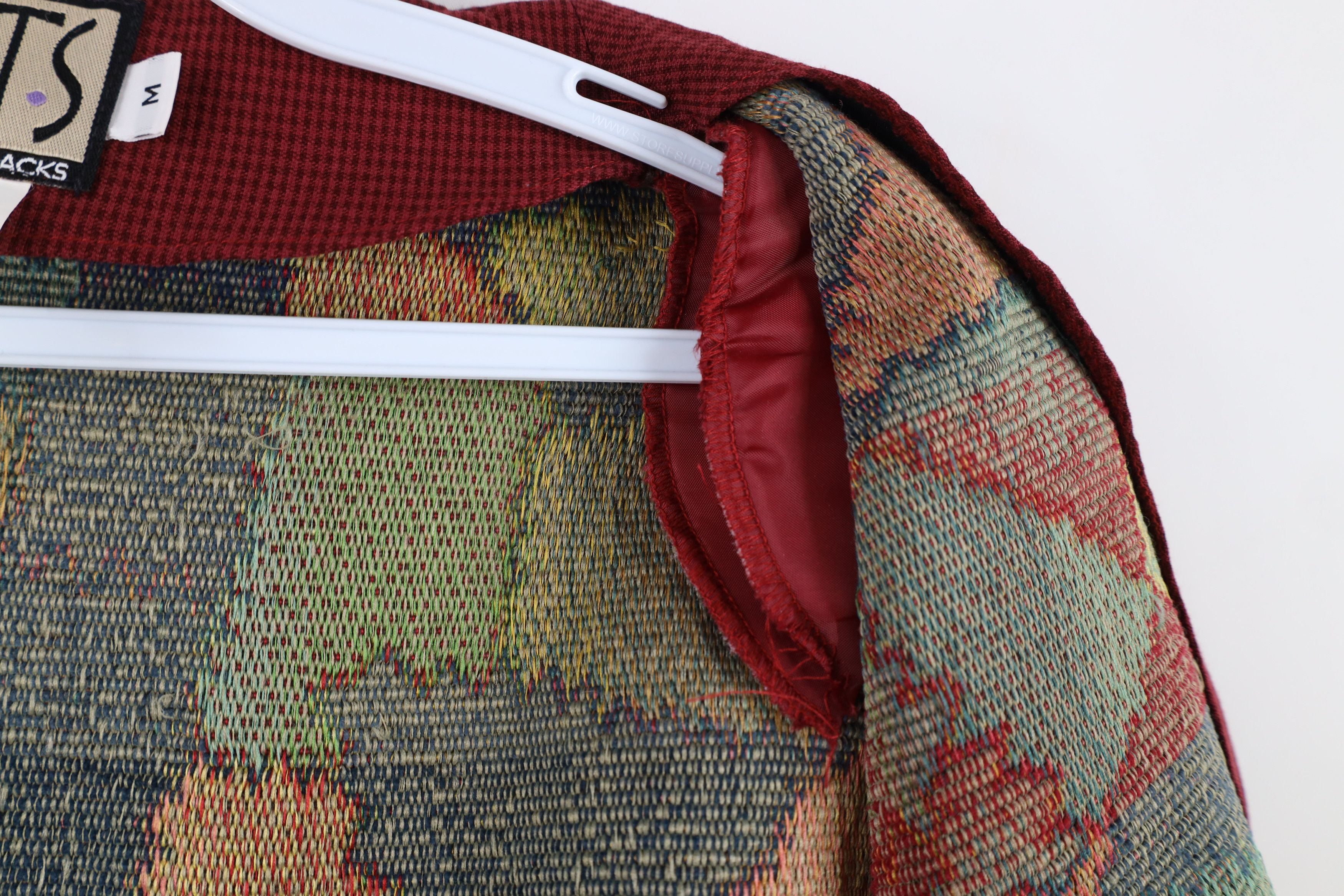 Vintage Vintage 90s Streetwear Patchwork Tapestry Full Zip Jacket Size M / US 6-8 / IT 42-44 - 6 Thumbnail