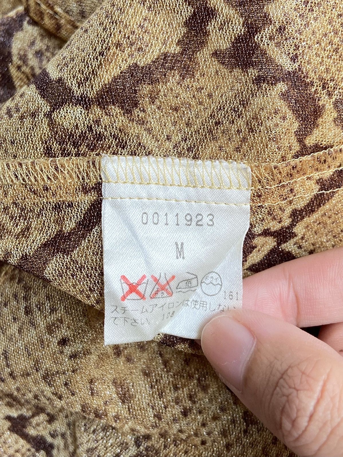Designer × Japanese Brand Last Scene New York Snake Mesh Shirt Size S / US 4 / IT 40 - 12 Thumbnail