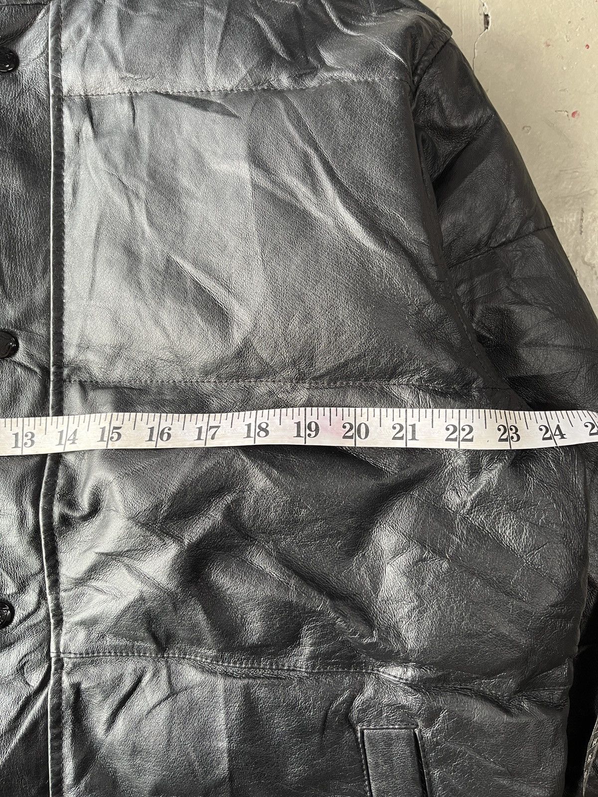 14th Addiction Vintage Genuine Leather Puffer Jacket Nanushka Yeezy Style Size US L / EU 52-54 / 3 - 5 Thumbnail