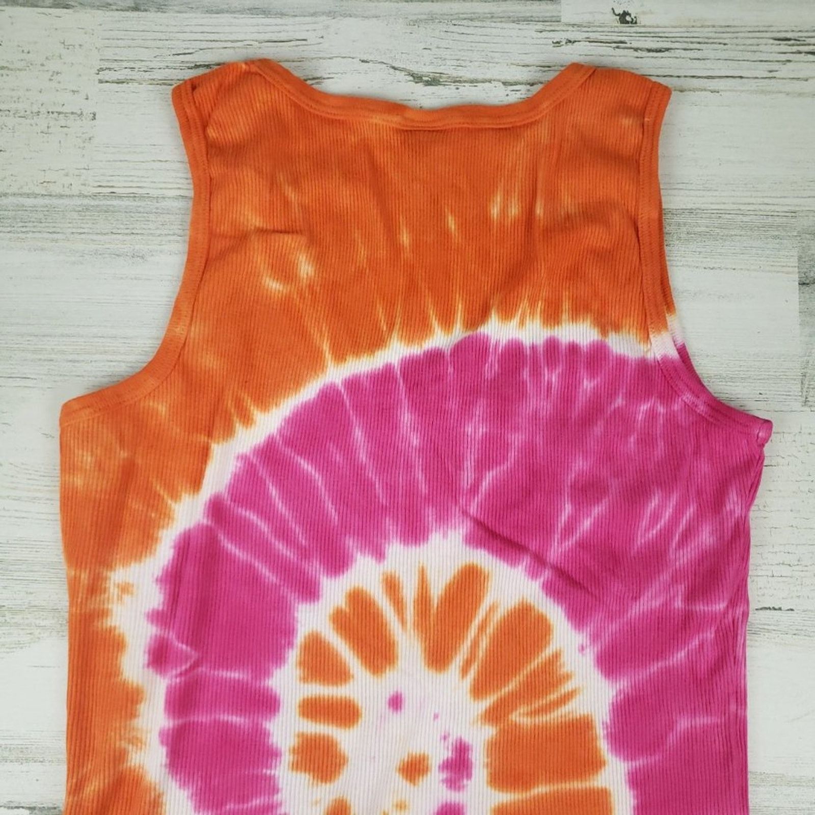 Other NWOT Point Sportswear Tie Dye Orange Pink Tank Top Medium Size M / US 6-8 / IT 42-44 - 7 Thumbnail
