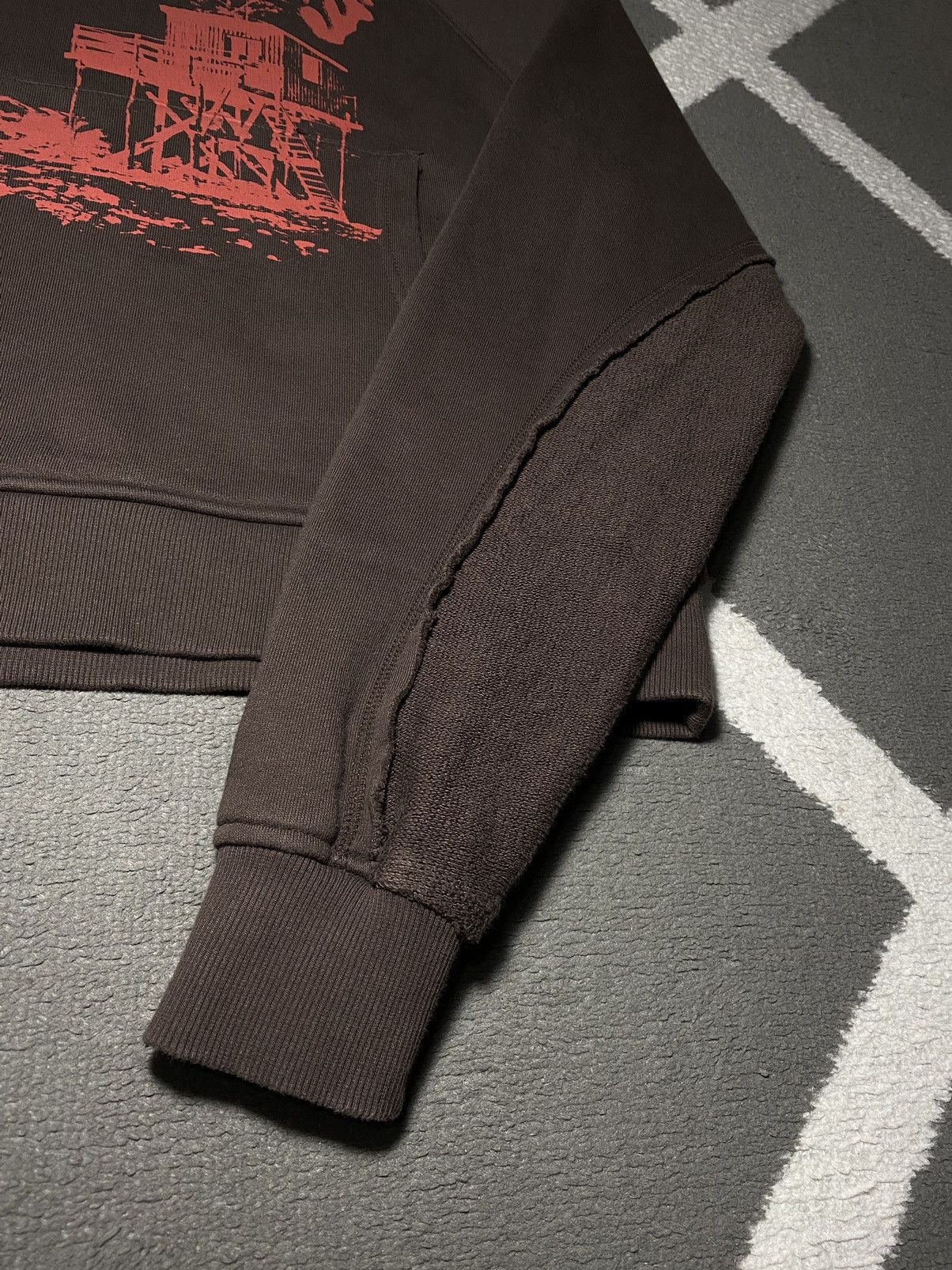 Designer × Vintage Vicinity Shooting House Brown Boxy Fit Hoodie Size US S / EU 44-46 / 1 - 13 Thumbnail