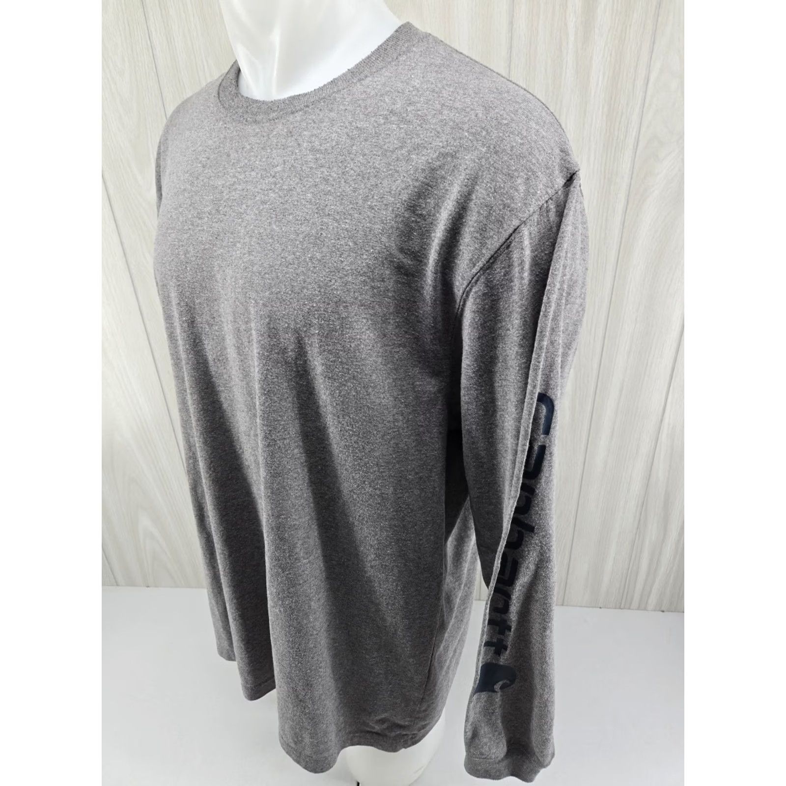 Carhartt VINTAGE Carhartt Long Sleeve T-Shirt Mens Large Original Fit Gray Logo Spellout Size US L / EU 52-54 / 3 - 4 Thumbnail