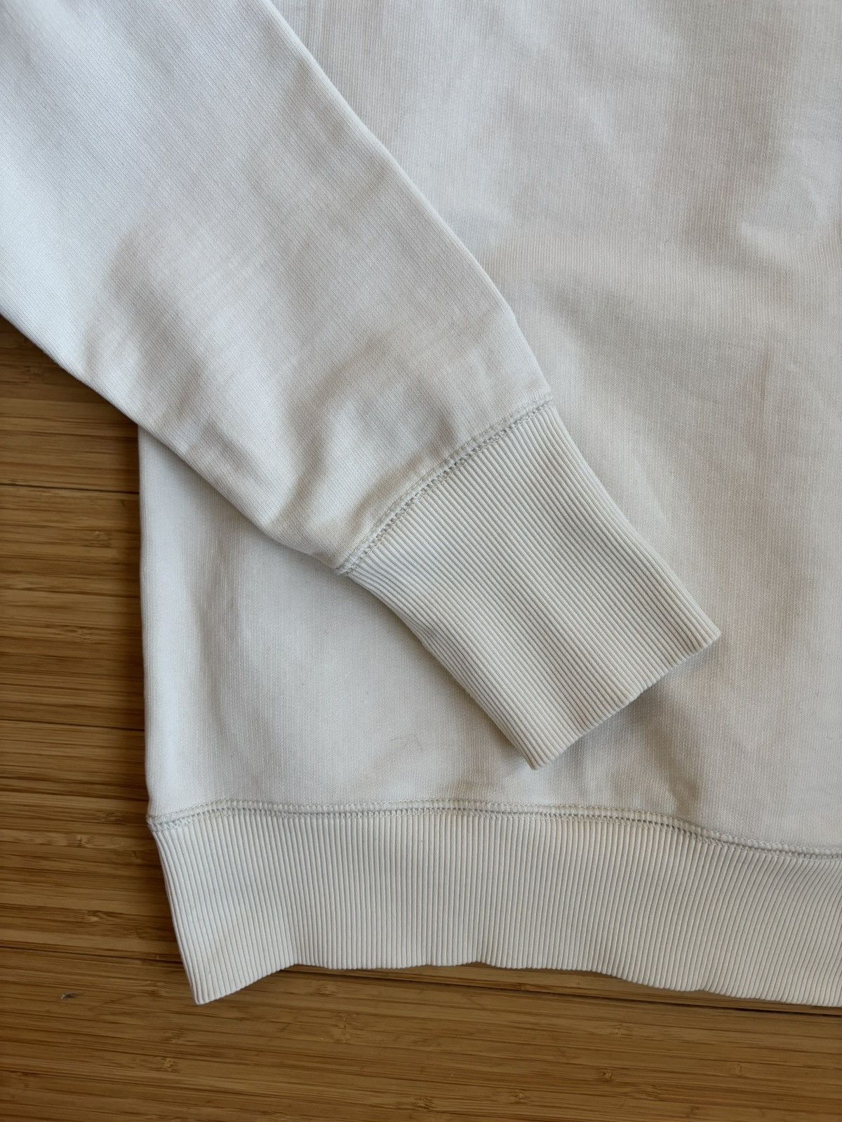 Drake's Drake’s Cream Quarter Zip Sweatshirt Size US S / EU 44-46 / 1 - 8 Thumbnail