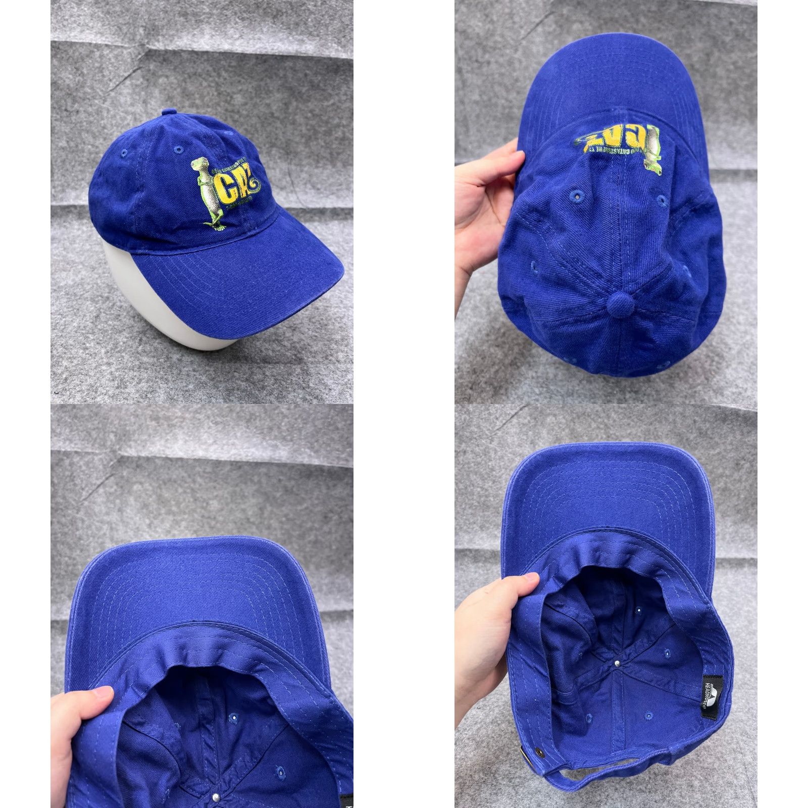 Vintage Headmost GEICO Hat Cap Strap Back Adult One Size Blue Cotton Size ONE SIZE - 8 Thumbnail