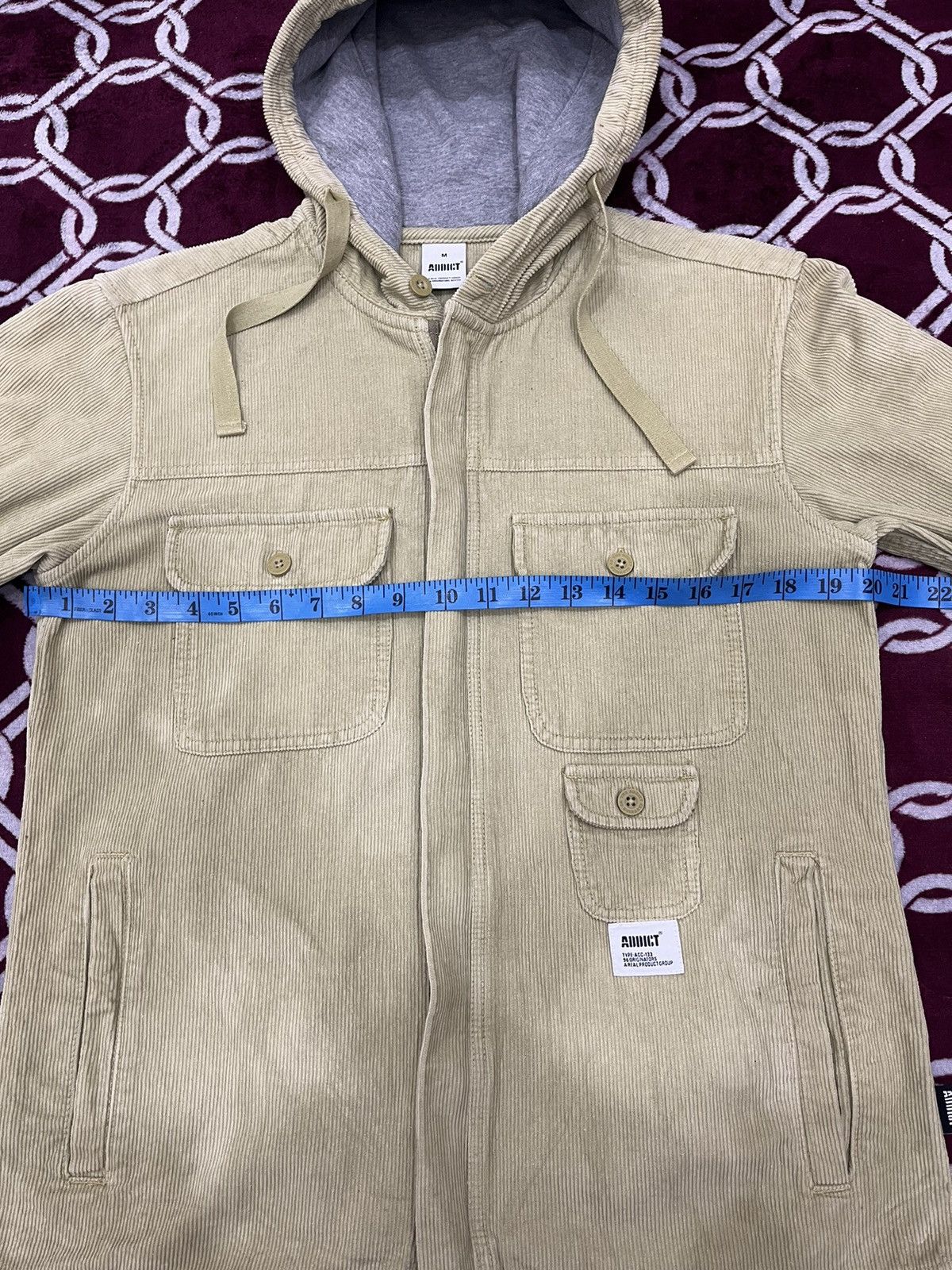 ADDICT Addict Clothing Corduroy Hooded Jacket Size US M / EU 48-50 / 2 - 17 Thumbnail