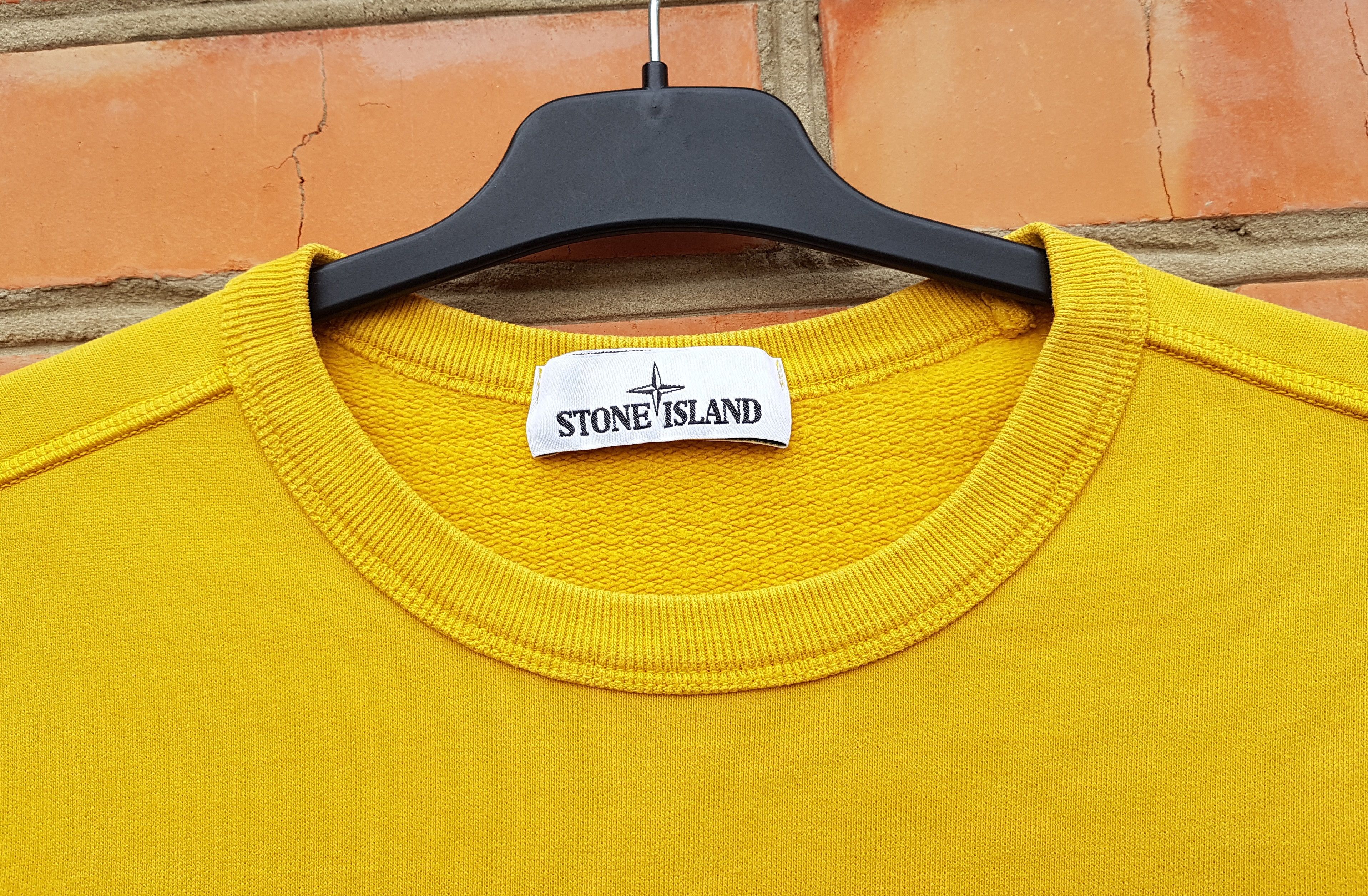 Stone Island Stone Island Garment Dyed Intarsia Logo Sweatshirt Size US S / EU 44-46 / 1 - 5 Thumbnail