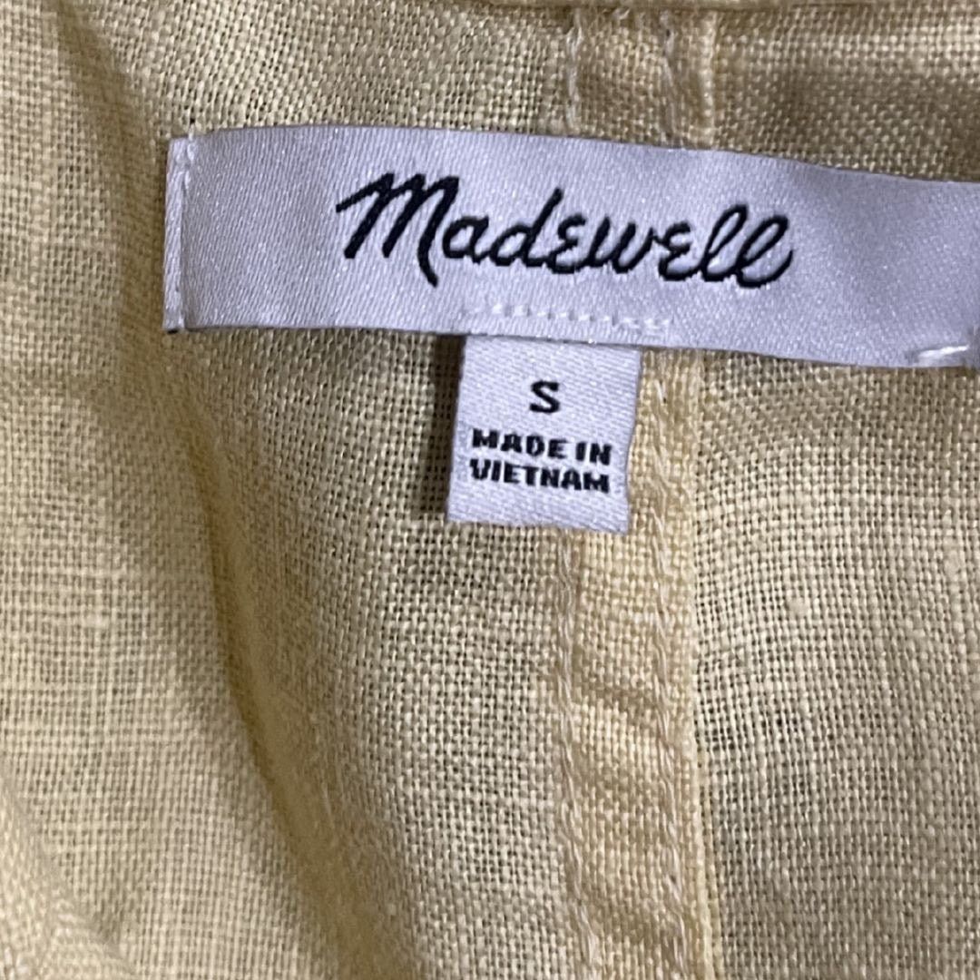 Madewell Boxy Fit 100% Linen Resort Crop Shirt Small Vacation Summer Size S / US 4 / IT 40 - 4 Thumbnail