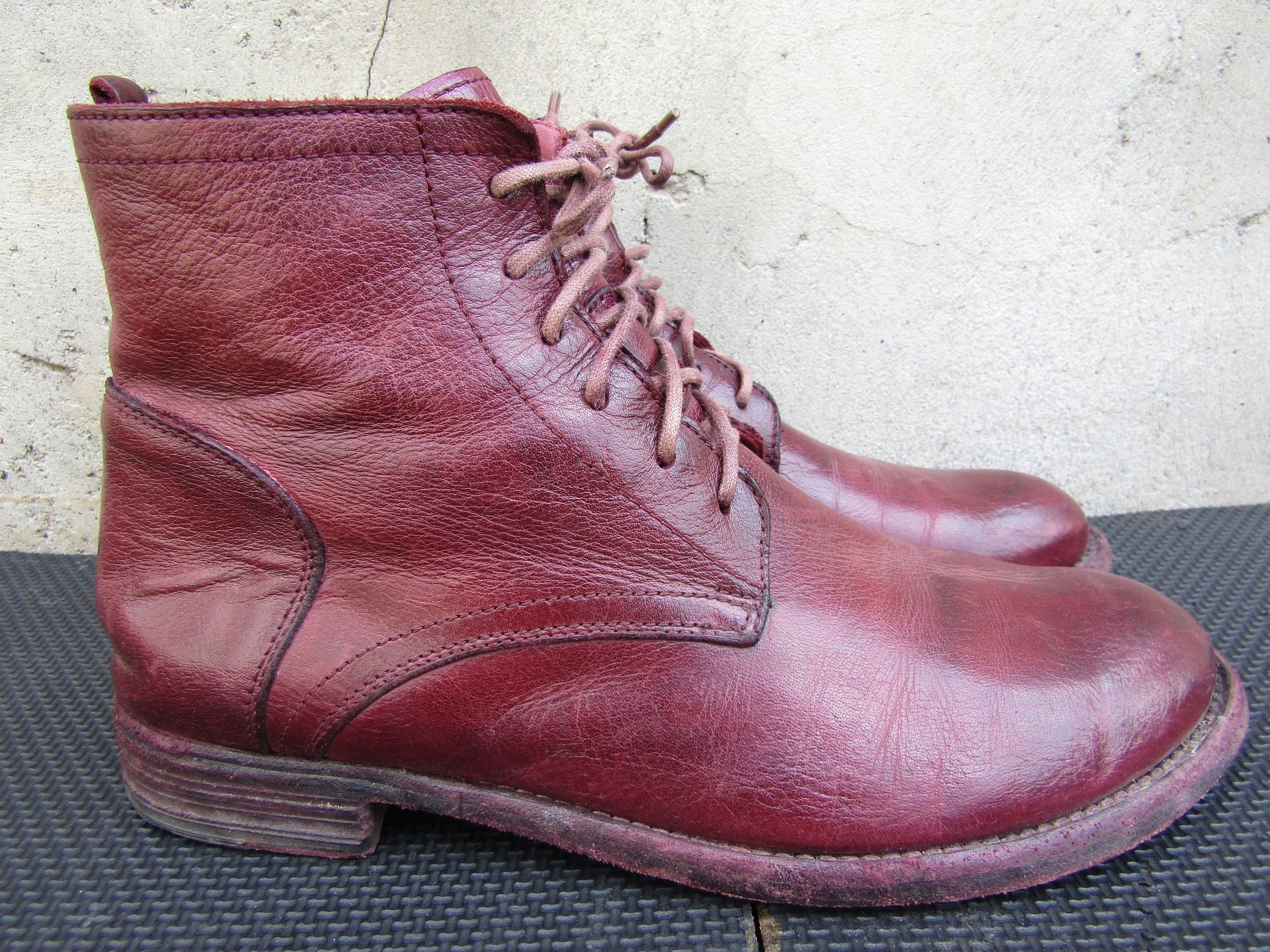 Officine Creative OFFICINE CREATIVE Red Womens Ankle Boots Lace Booties Size US 7.5 / IT 37.5 - 4 Thumbnail