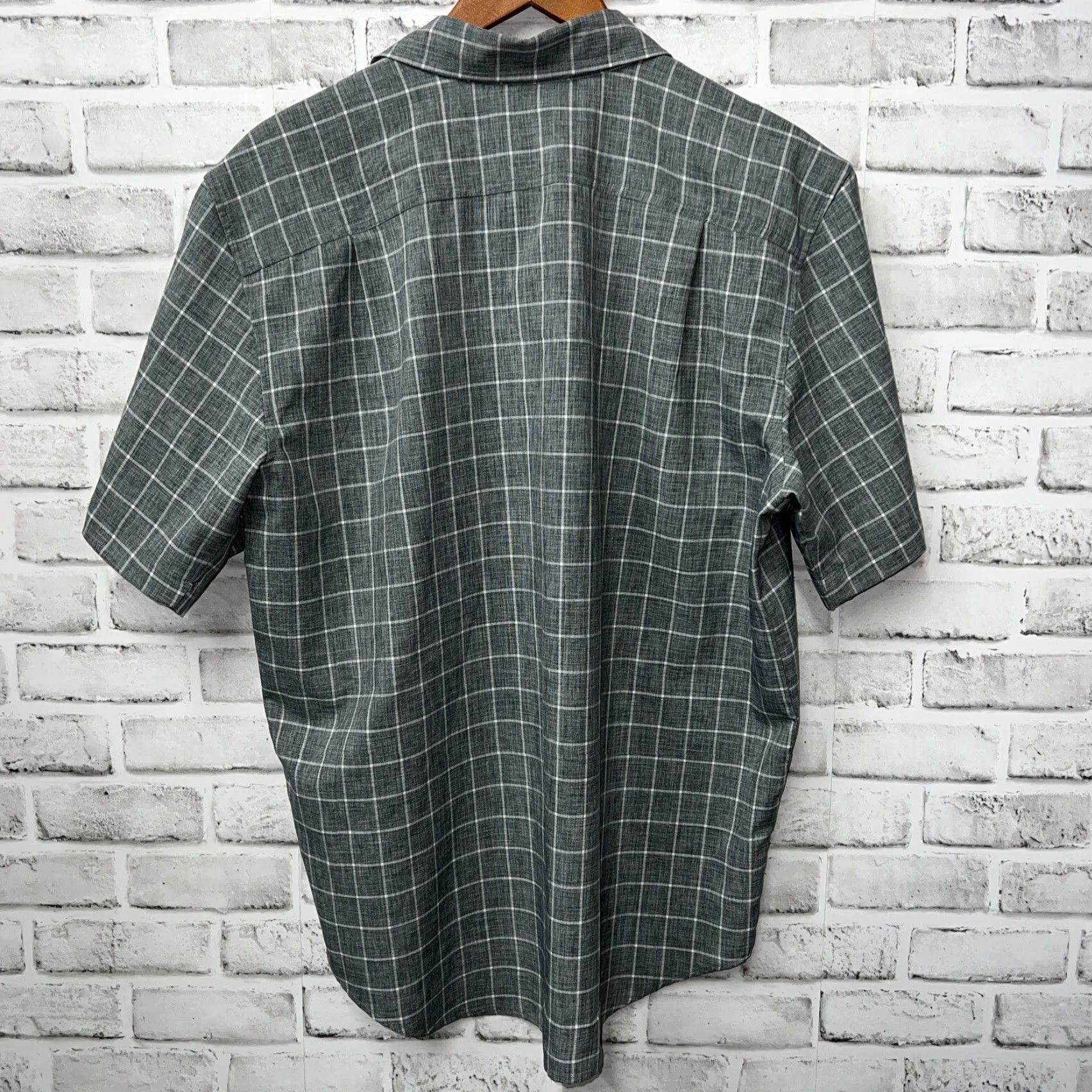 Orvis Orvis Shirt Plaid Short Sleeve Mens Size L Gray Size US L / EU 52-54 / 3 - 5 Thumbnail