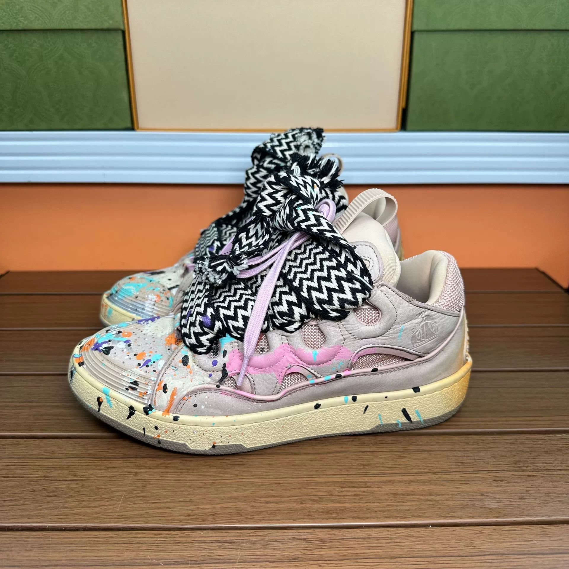 Lanvin Lanvin Collab Lowtop Sneakers it_37 Women Size US 7 / IT 37 - 1 Thumbnail