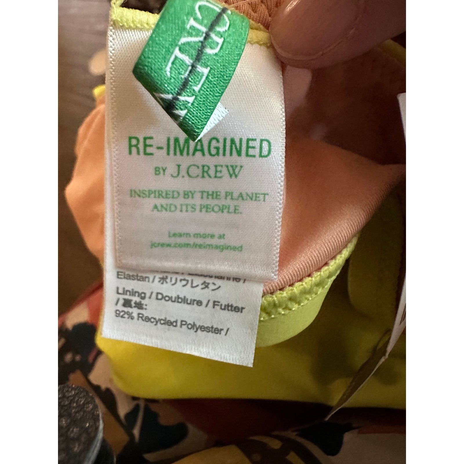 J.Crew J.Crew Tie Shoulder Scoop Neck Bikini Top, Size 2X, NWT Size ONE SIZE - 5 Thumbnail