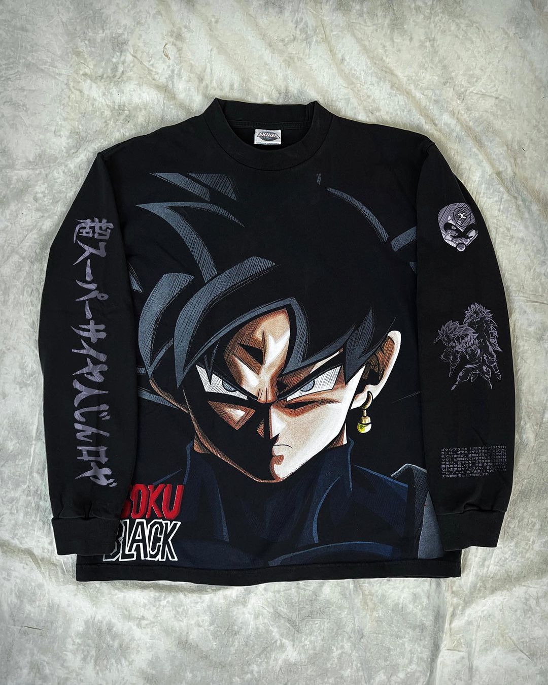 Anime × Japanese Brand Modern Dragon Ball Super : Black Goku Tee By Skaars Size US XL / EU 56 / 4 - 5 Thumbnail
