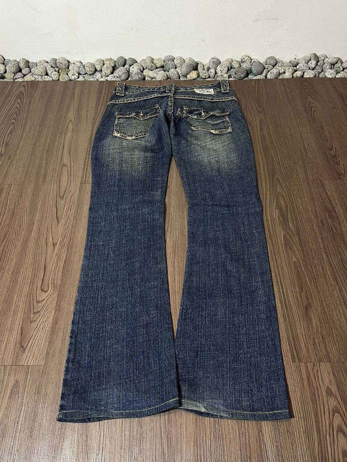 20471120 × If Six Was Nine × Japanese Brand The Bonaventure Vintage fatigue flare mudwash jeans Size US 30 / EU 46 - 7 Thumbnail