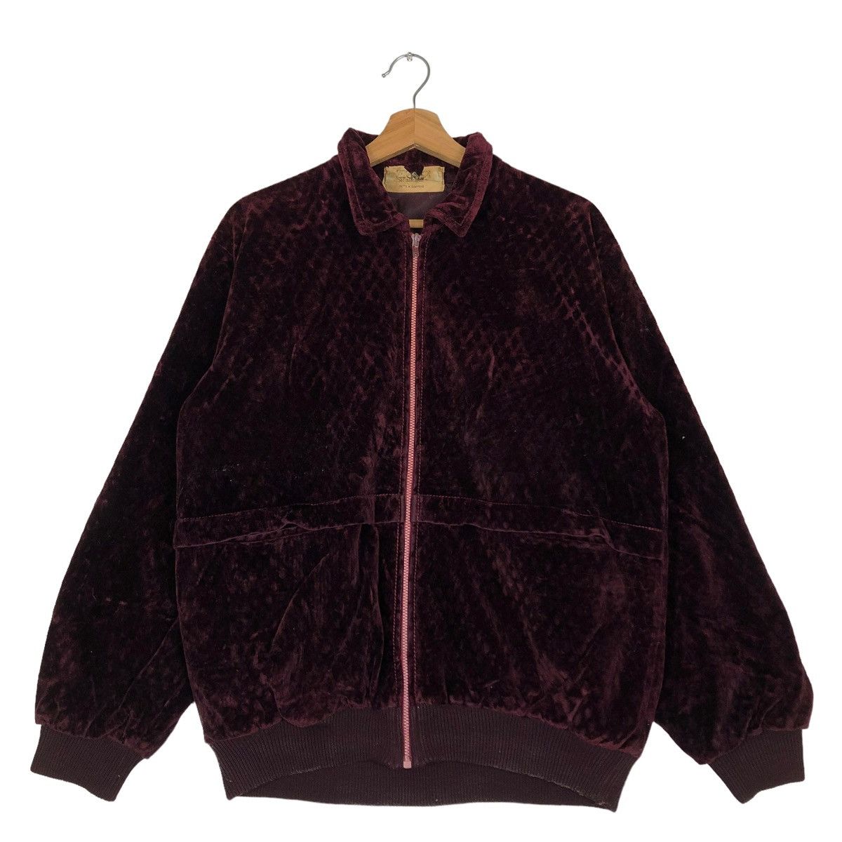 Japanese Brand 🔥90’s Vintage Velvet Bomber Jacket Granstonere japan Size US M / EU 48-50 / 2 - 1 Thumbnail