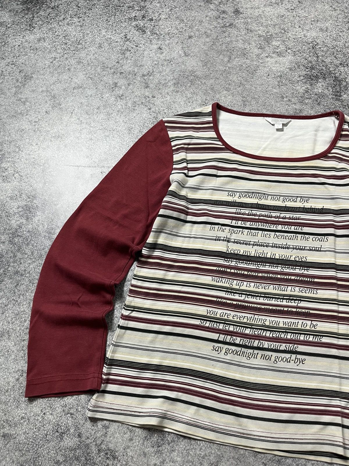 Hysteric Glamour 🔥POEM JUNIA WATANABE CDG JAPANESE VIBE 00'S T SHIRT Size L / US 10 / IT 46 - 3 Thumbnail