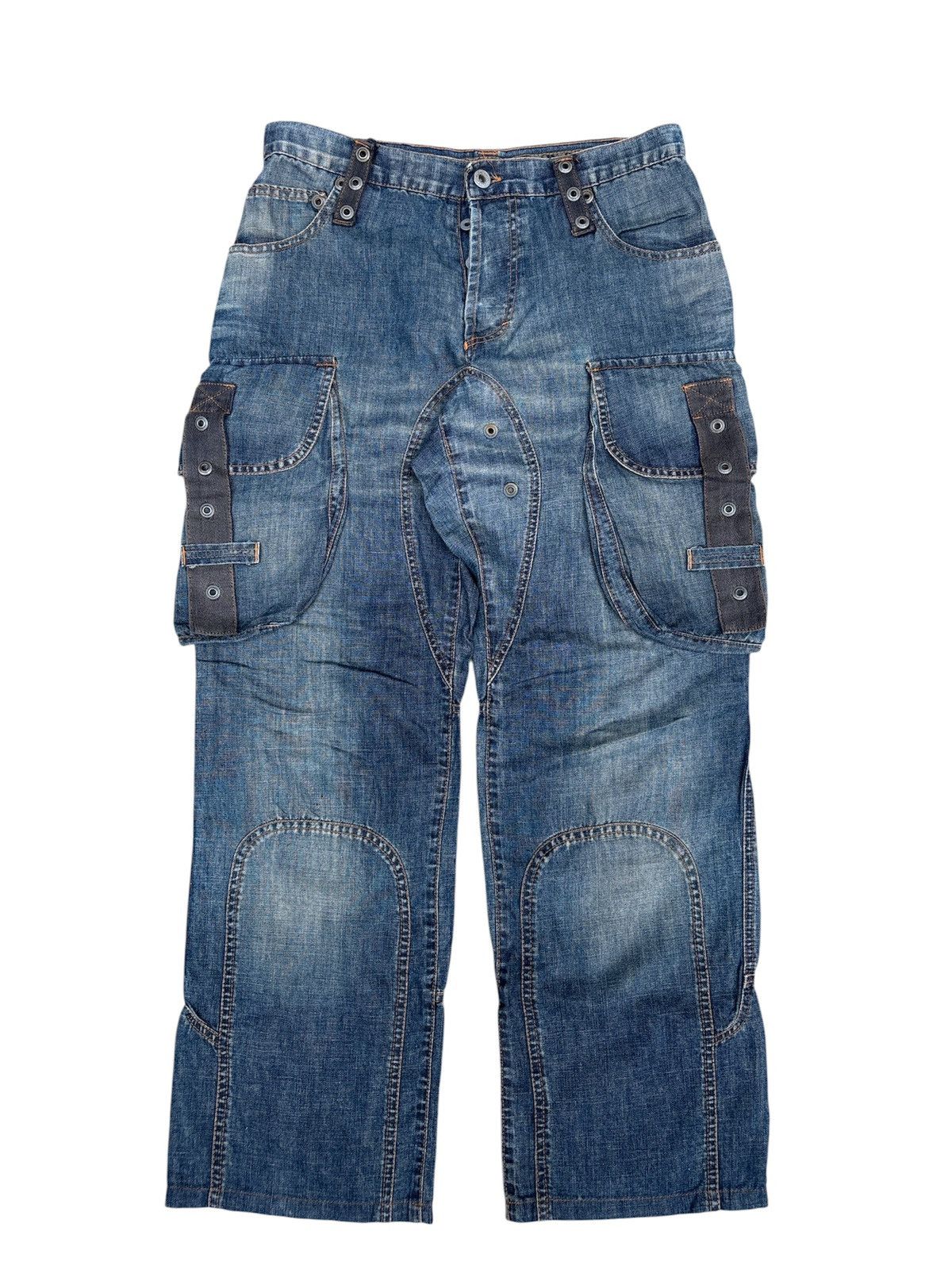 Dolce & Gabbana SS04 Cargo Denim Jeans Size US 30 / EU 46 - 1 Thumbnail