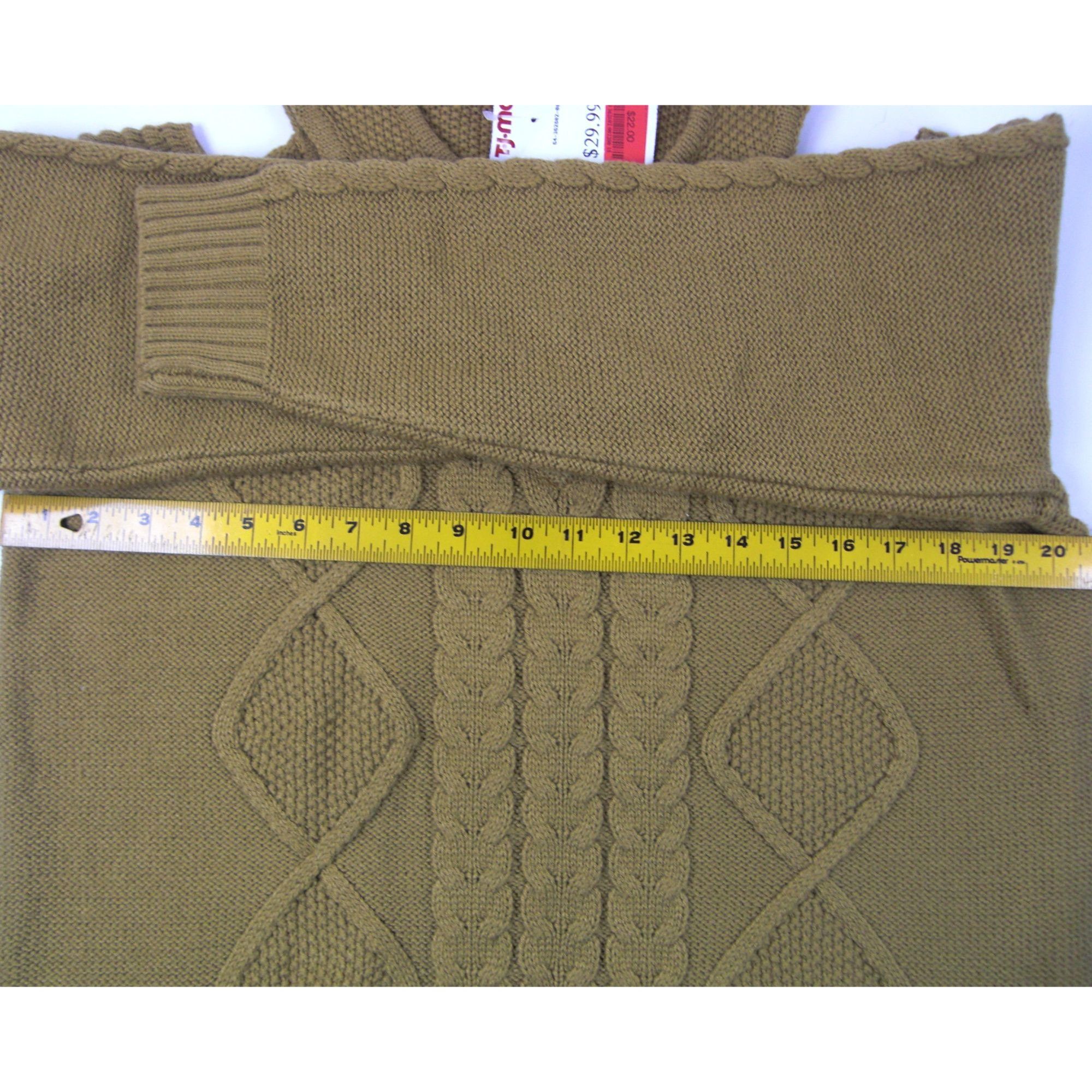 Other ONE OF A KIND 100% Acrylic Women's Brown SWEATER SZ LARGE N Size L / US 10 / IT 46 - 6 Thumbnail
