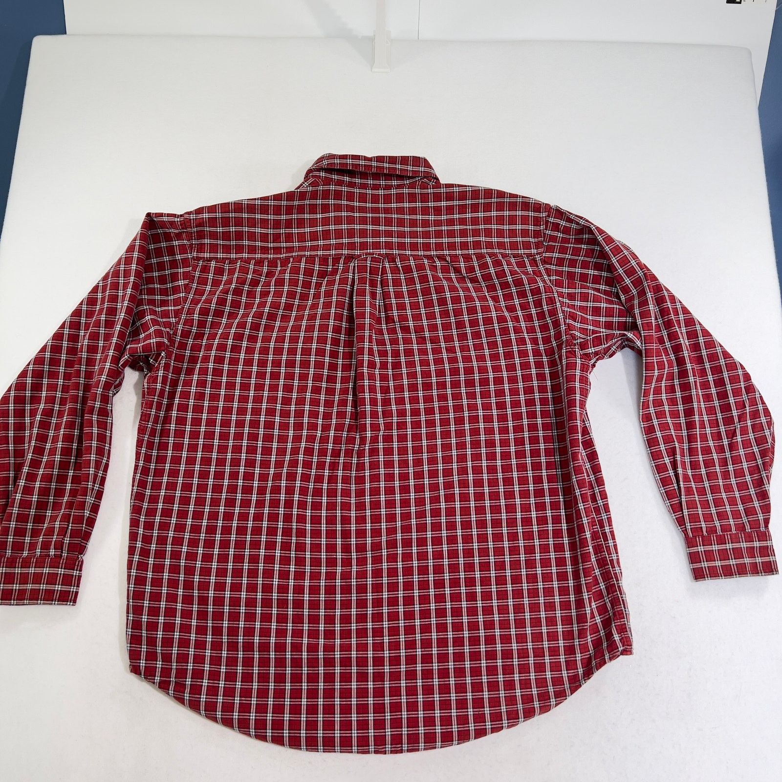 Eddie Bauer Eddie Bauer Outlet Button Down Shirt Men's Large Flannel Red Size US L / EU 52-54 / 3 - 3 Thumbnail
