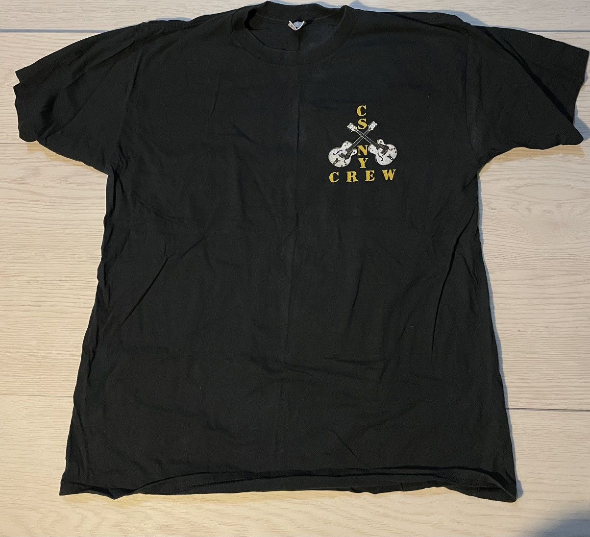Vintage Vintage Crosby Stills Nash and Young Crew T-Shirt Vintage Size US XL / EU 56 / 4 - 1 Thumbnail