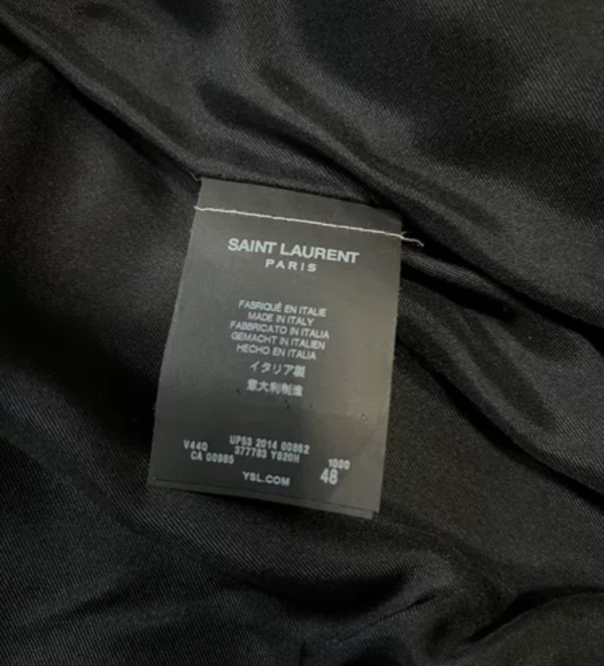 Saint Laurent Paris Saint Laurent 15 Show Palace Jacket2412-Nextarrow Size US S / EU 44-46 / 1 - 5 Thumbnail
