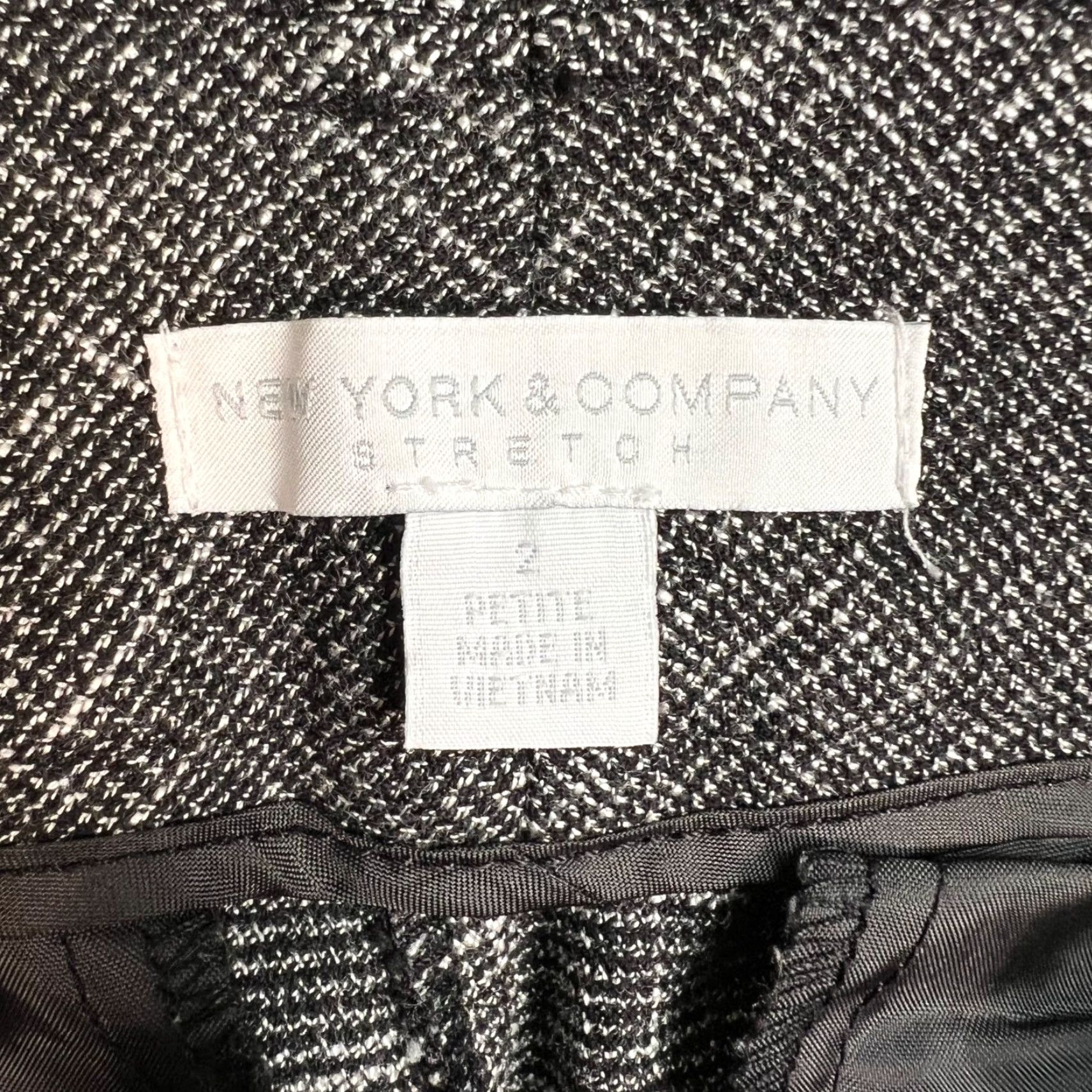 Vintage VINTAGE New York & Company Pants Women's 2 Gray Dress Pants Business Casual Slim Straight Front Flat 29 in 29 in Size 26" / US 2 / IT 38 - 3 Thumbnail