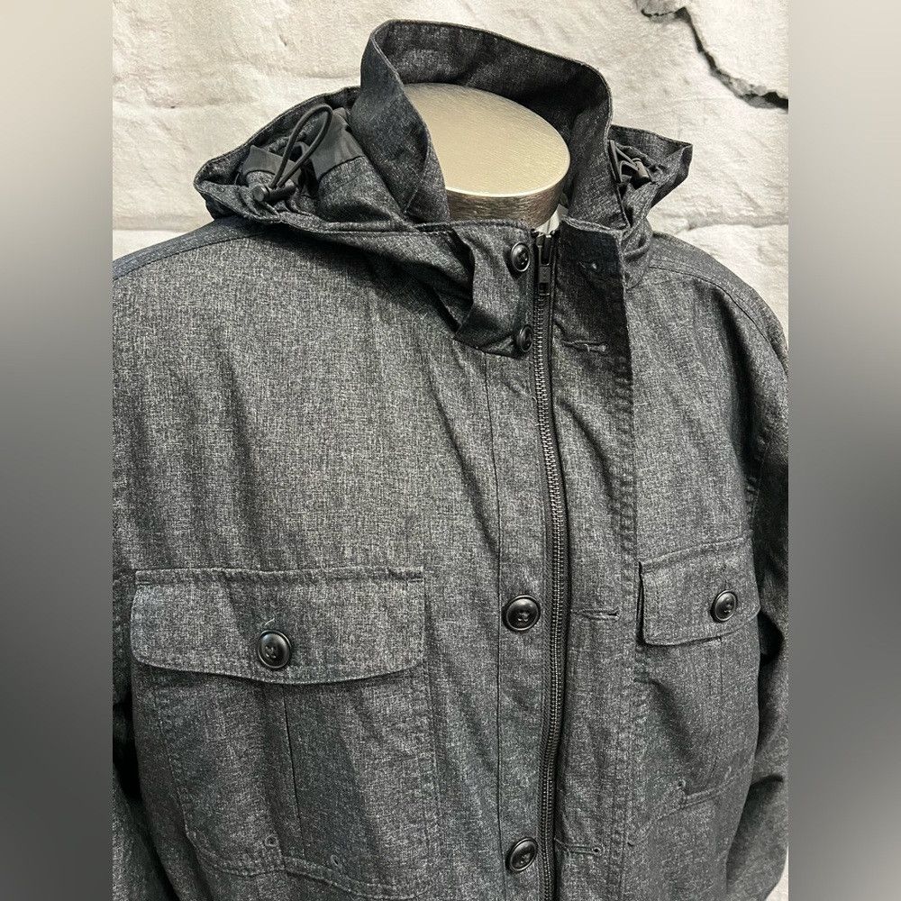 Outerknown OUTERKNOWN The Journey Black Grey Nylon Zip Up Button Up Ho Size US L / EU 52-54 / 3 - 2 Thumbnail