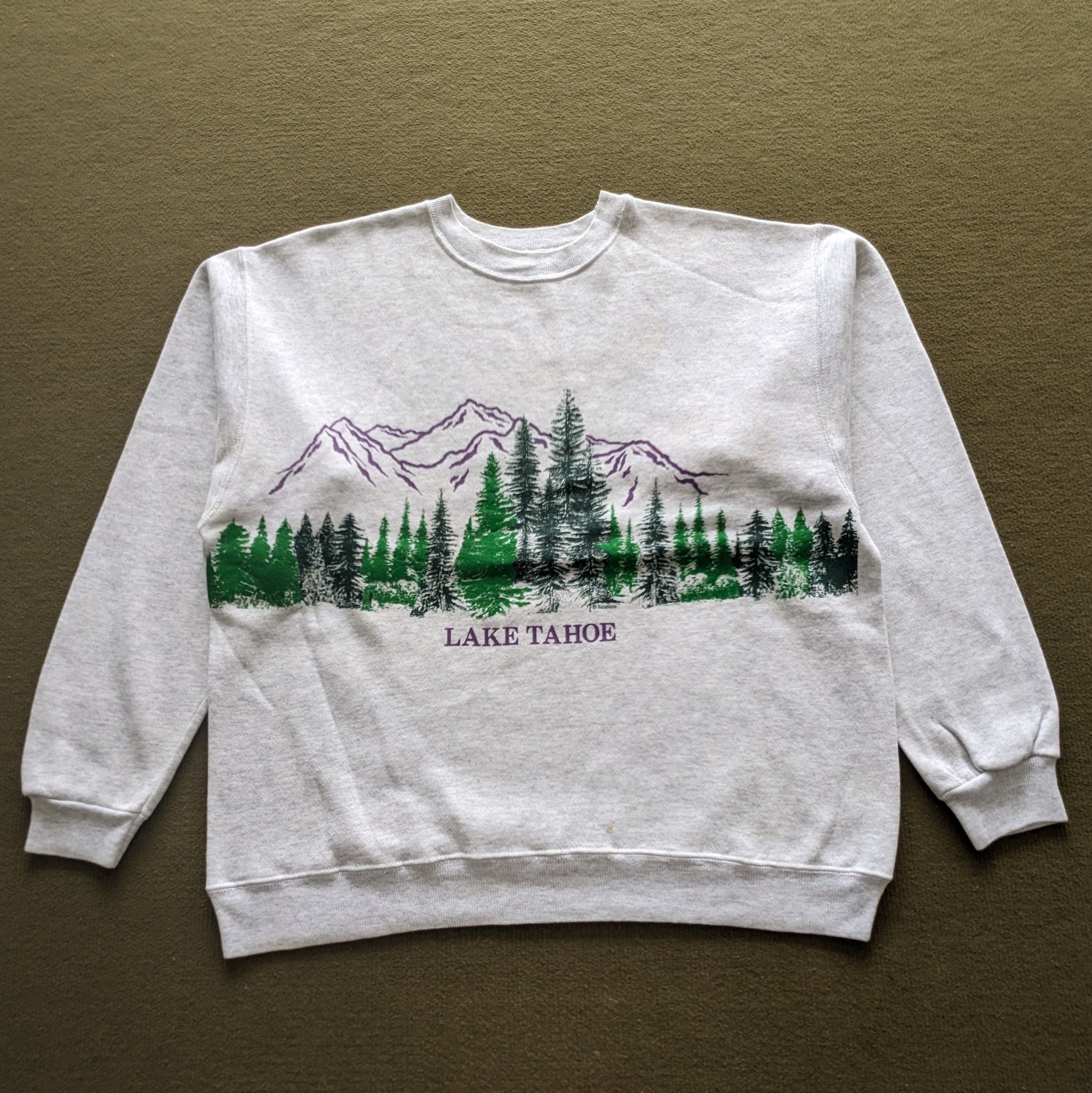 Other Vintage LAKE TAHOE Outdoor Style Sweatshirt Size US L / EU 52-54 / 3 - 1 Thumbnail