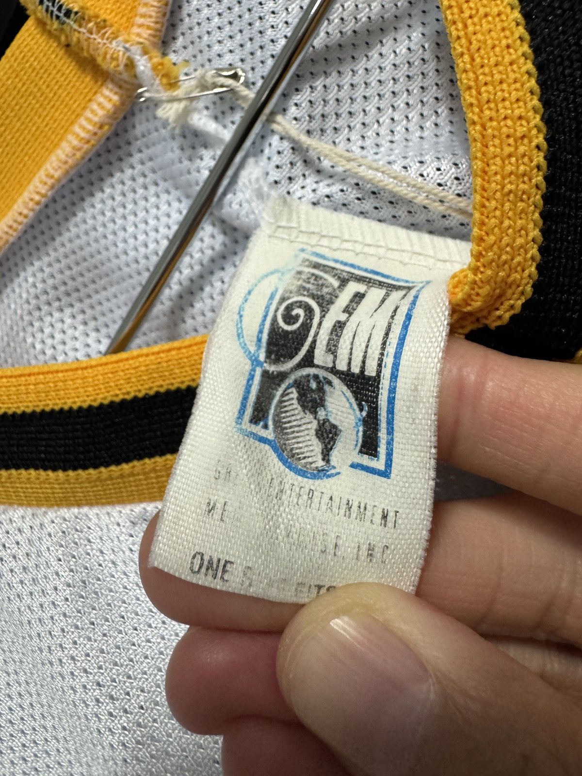 Vintage Vintage 90s Nervous Records Hockey Jersey Size US XL / EU 56 / 4 - 12 Thumbnail