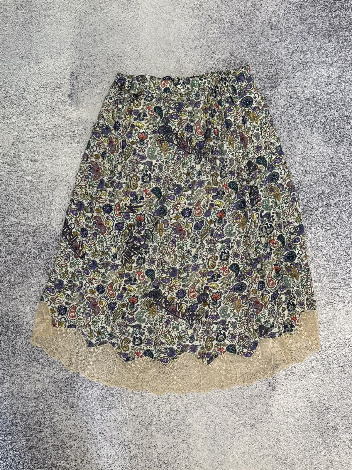 Zadig & Voltaire Zadig & Voltaire Joslin Mandala Skirt Lace Paisley Boho M- L Size 30" / US 8 / IT 44 - 15 Thumbnail