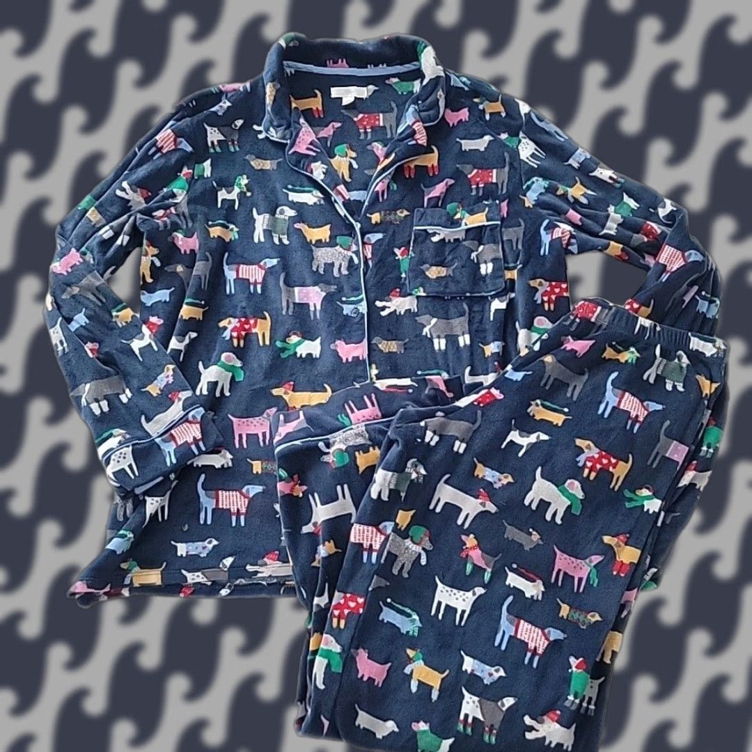 Secret Treasures Sleepwear Pajama Set 2 Piece XL Blue Top Pants