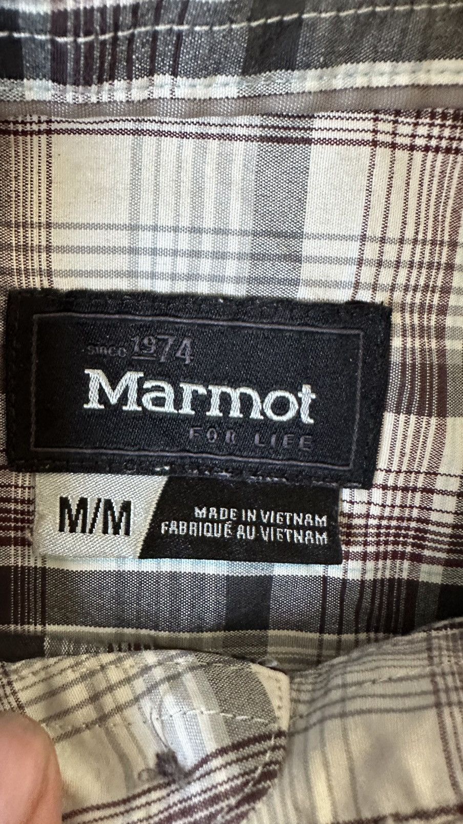 Marmot MARMOT CHECKERED SHIRT Size US M / EU 48-50 / 2 - 6 Thumbnail