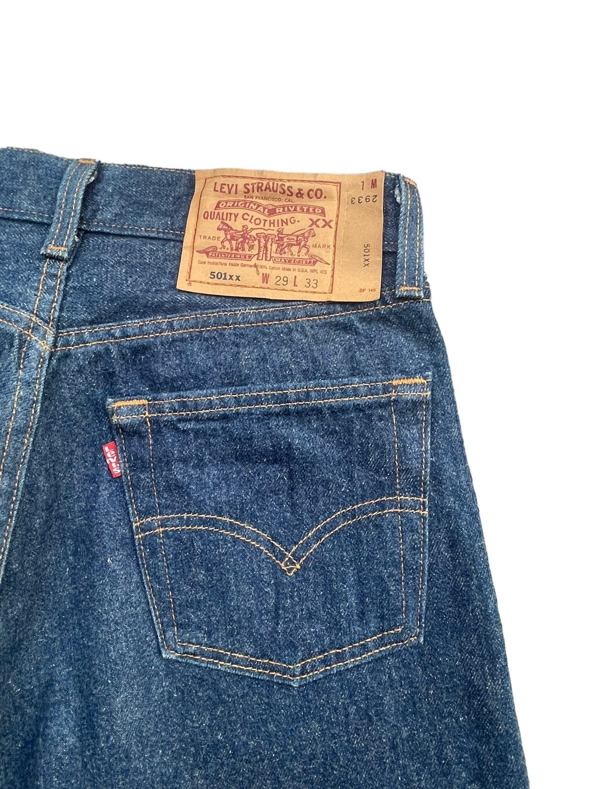 Levi's Vintage 1996 Levis 501 XX e Usa Size US 28 / EU 44 - 7 Thumbnail