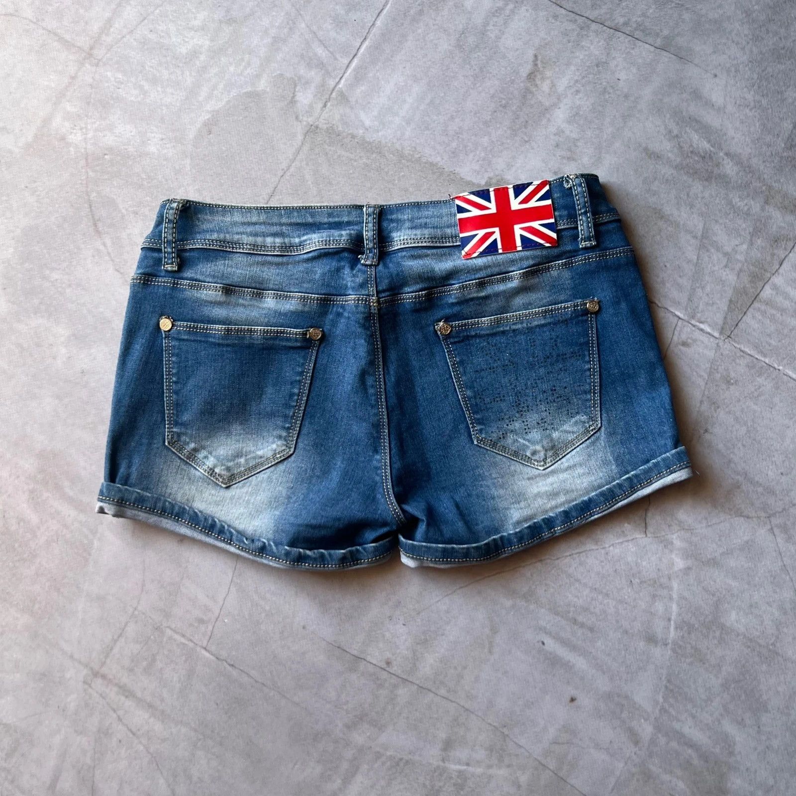 Hysteric Glamour × Undercover 00s Y2K British Flag Distressed Faded Mini Skirt miss sixty Size 27" / US 4 / IT 40 - 1 Thumbnail