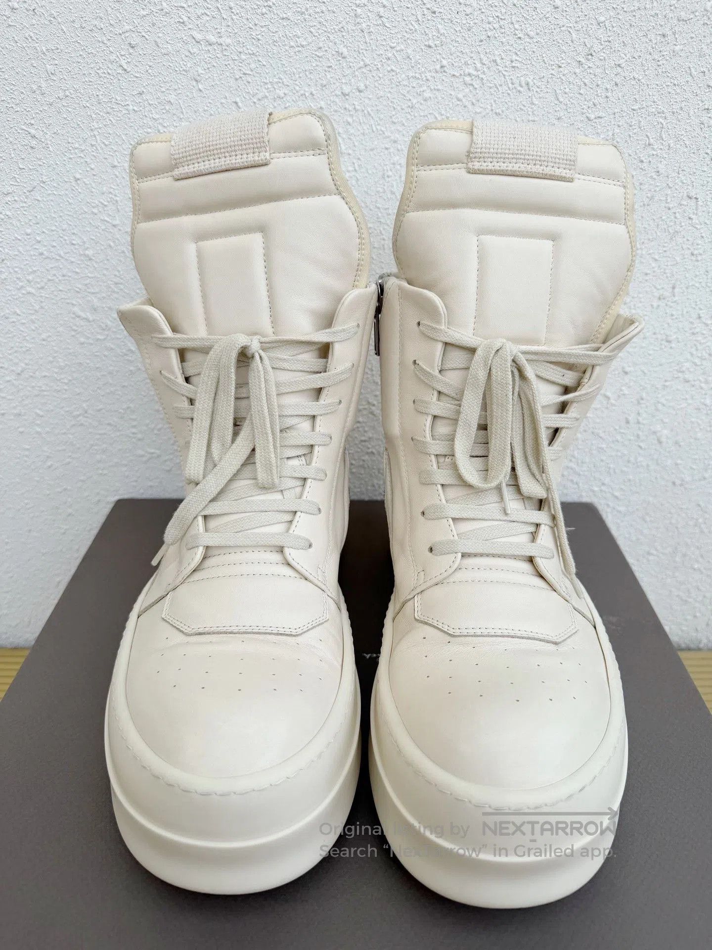 Rick Owens Rick Owens Bumper High-Top White Platform. Size US 8 / EU 41 - 4 Thumbnail