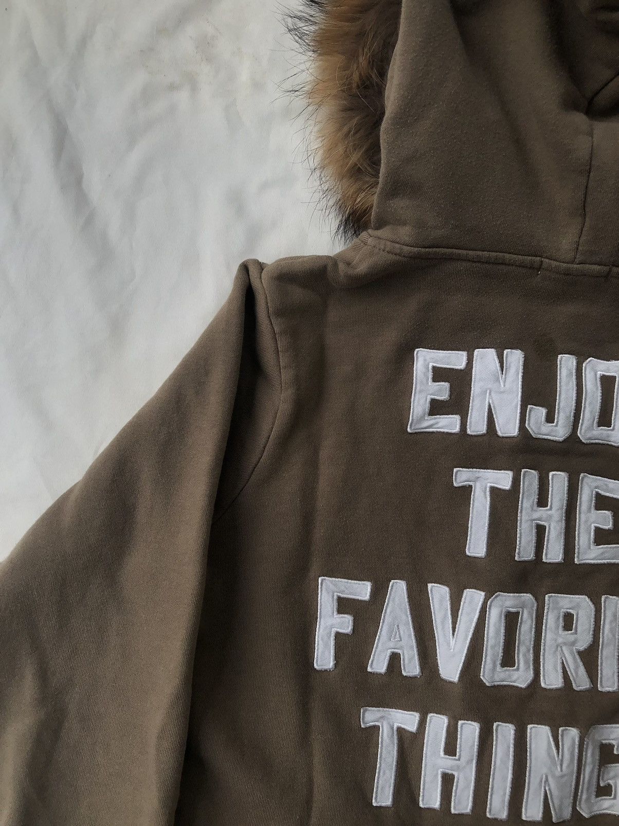 If Six Was Nine Distressed Gothic Fur Hoodie Zip Ifsixwasnine LGB Style Size US L / EU 52-54 / 3 - 7 Thumbnail