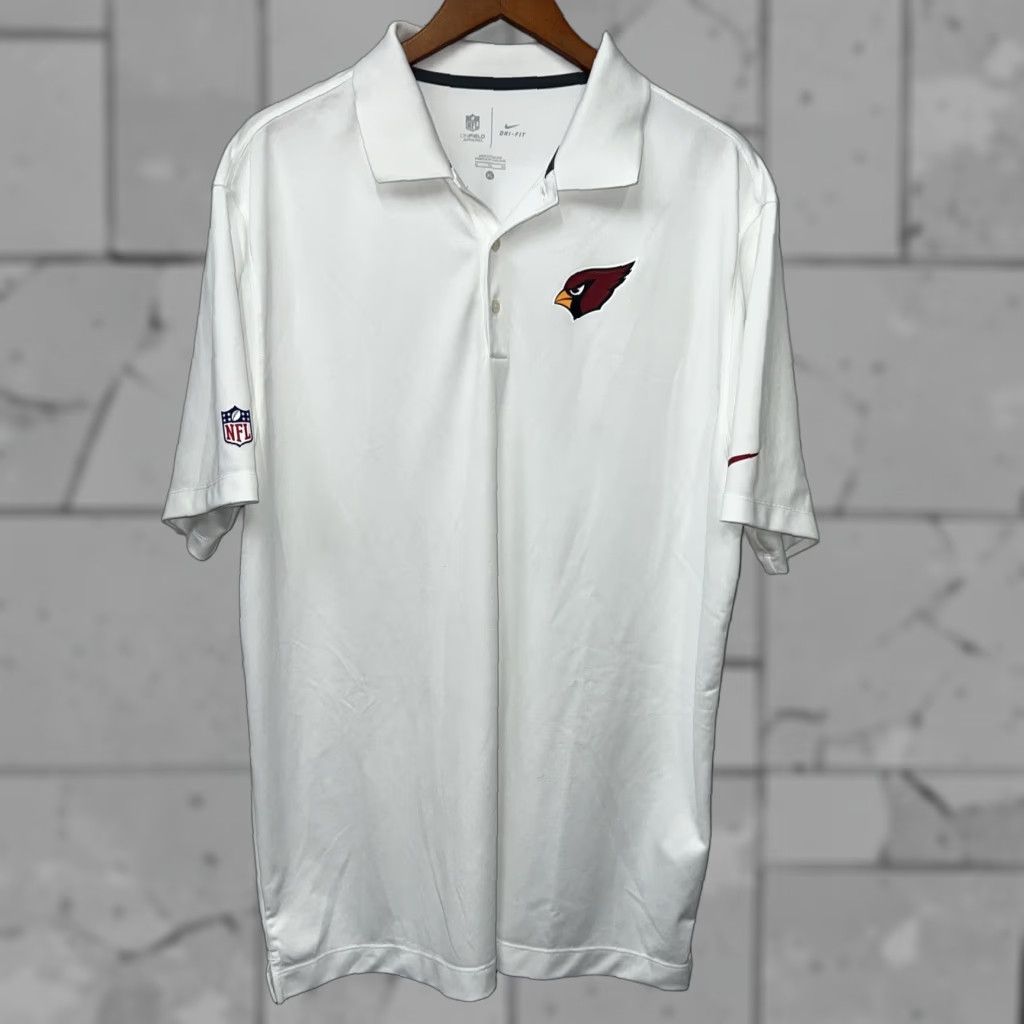 Nike Nike Polo Shirt Dri Fit White Cardinals XL Men Size US XL / EU 56 / 4 - 1 Thumbnail