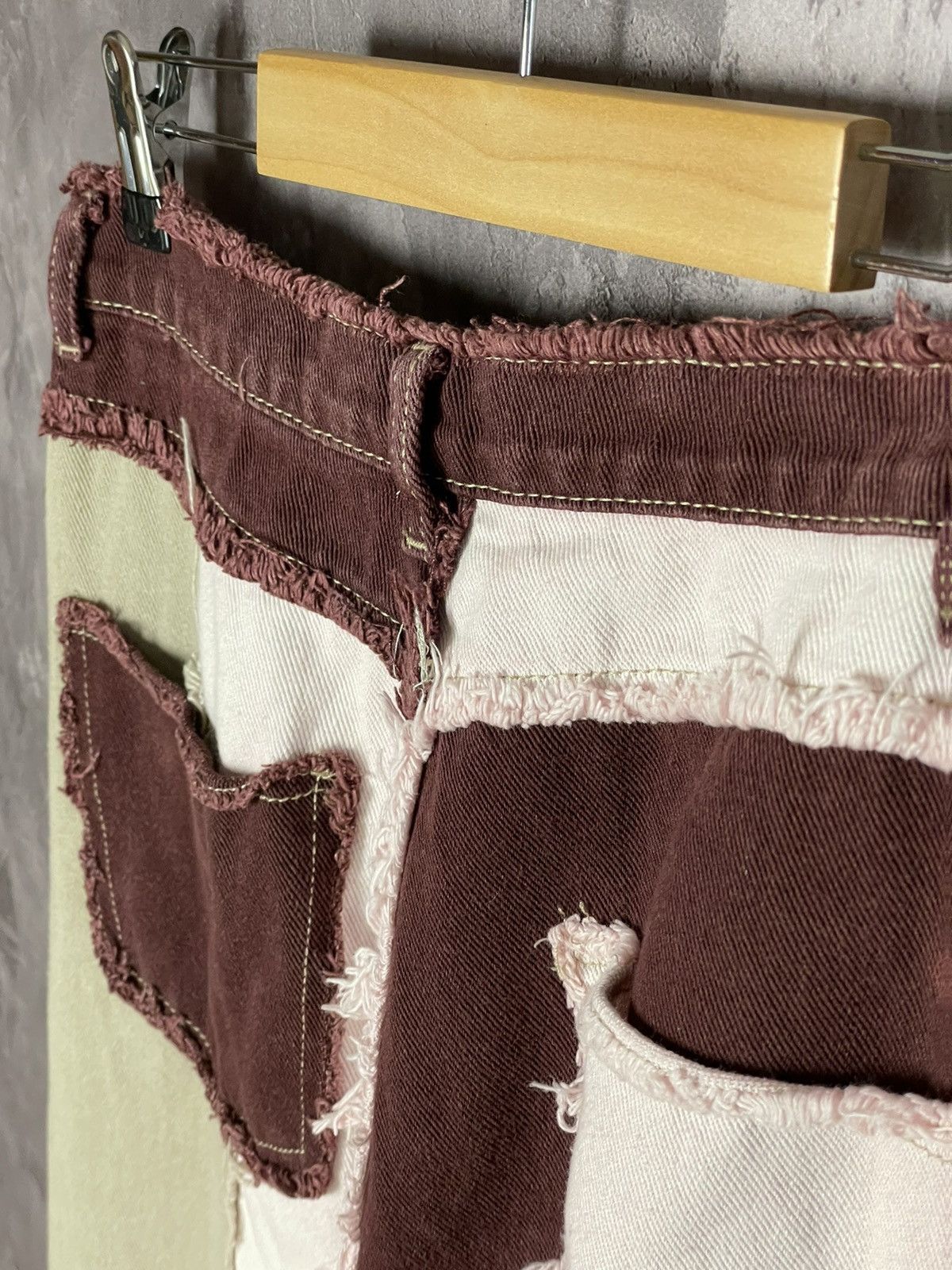 Vintage Vintage Japanese Patchwork Jeans y2k streetwear Size 28" / US 6 / IT 42 - 14 Thumbnail