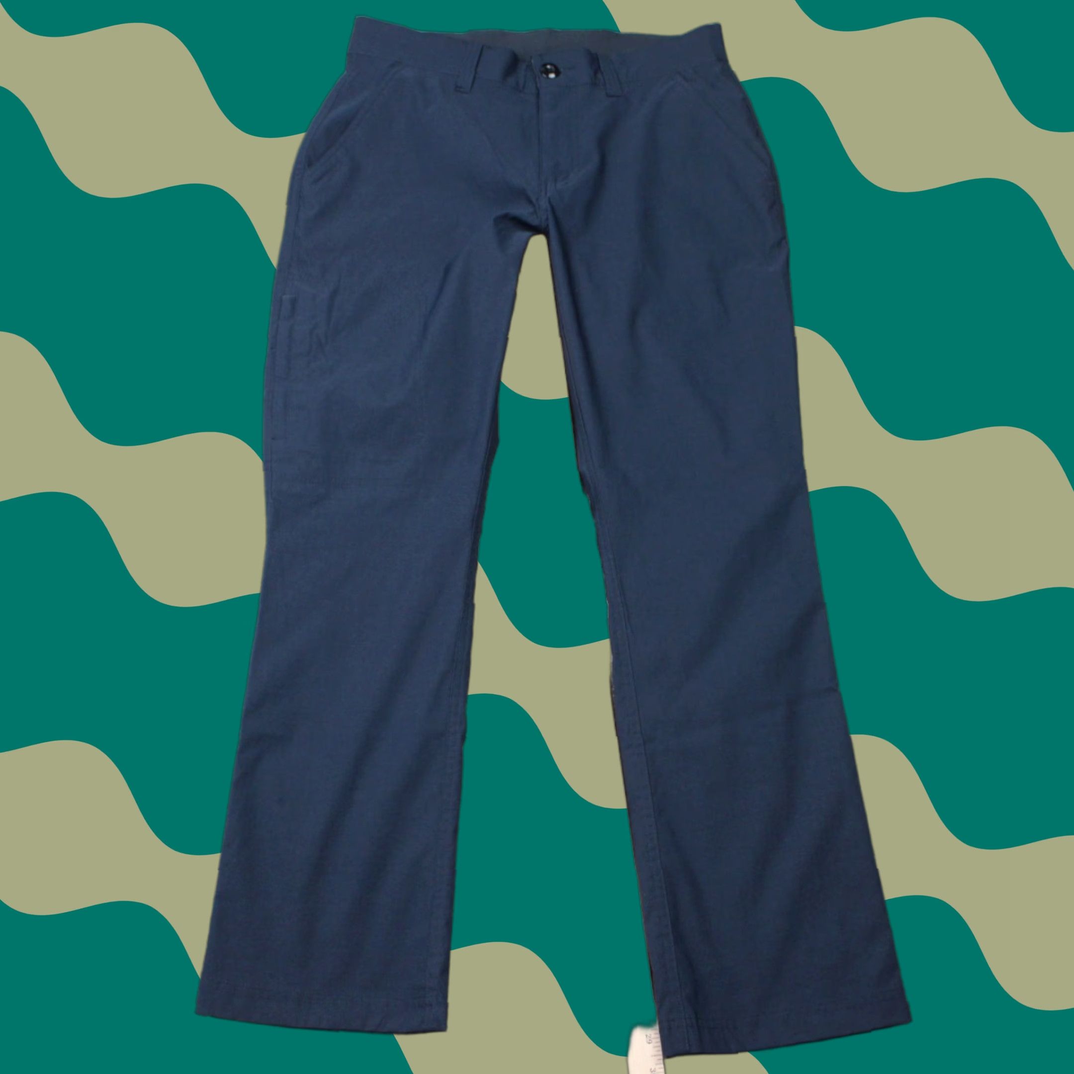 Vintage Balance Collection Pants Men 32x30 Gray Cargo Straight Leg Nylon Stretch Size US 32 / EU 48 - 1 Thumbnail