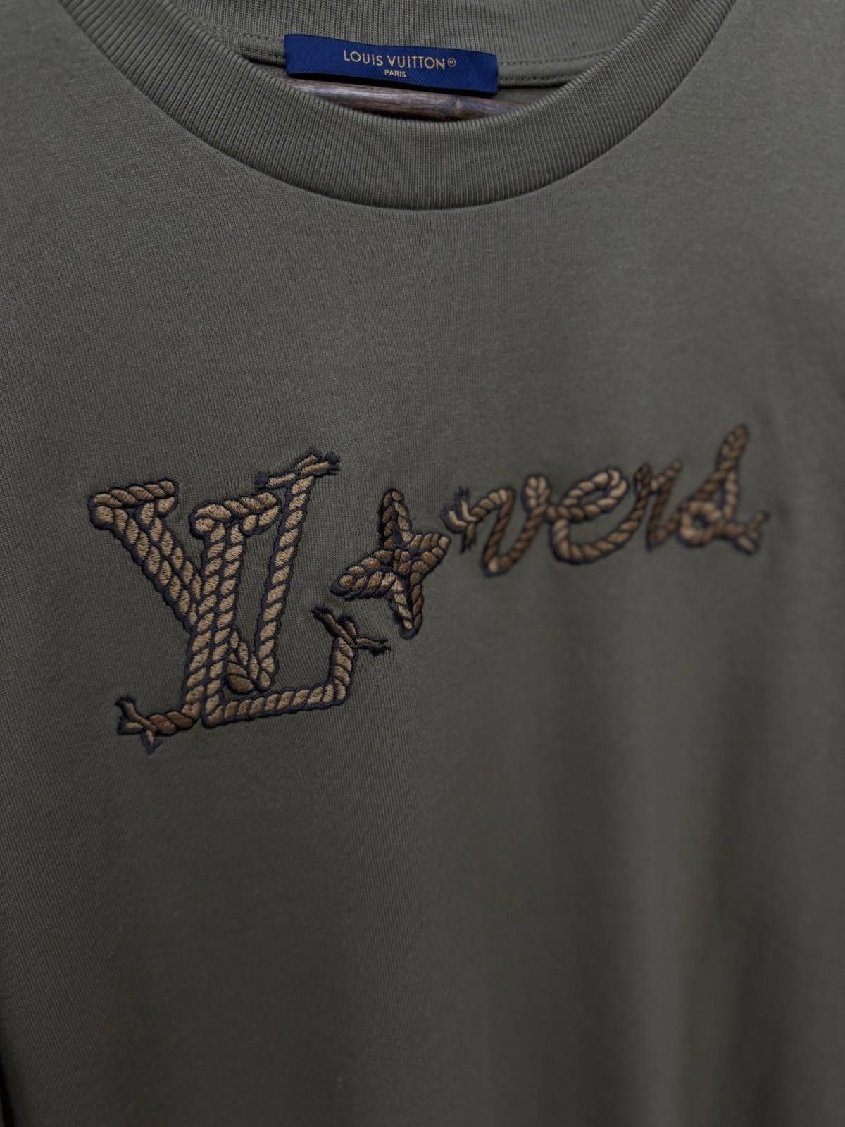 Louis Vuitton LOUIS VUITTON T-Shirt LV Tee Cotton Brown “Lovers” XXL Rare Size US XXL / EU 58 / 5 - 5 Thumbnail