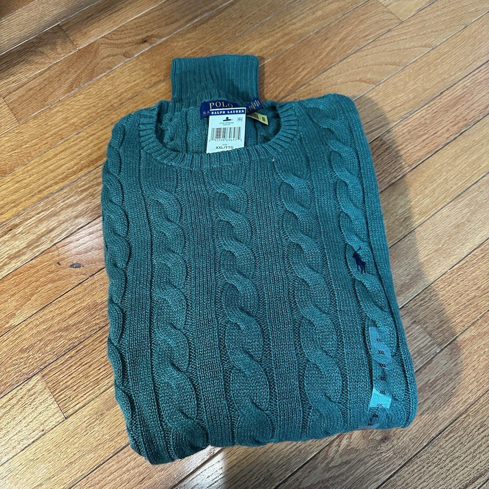 Polo Ralph Lauren NWT Men's Polo Ralph Lauren Cable Knit Pullover Sweater Size US XXL / EU 58 / 5 - 7 Thumbnail