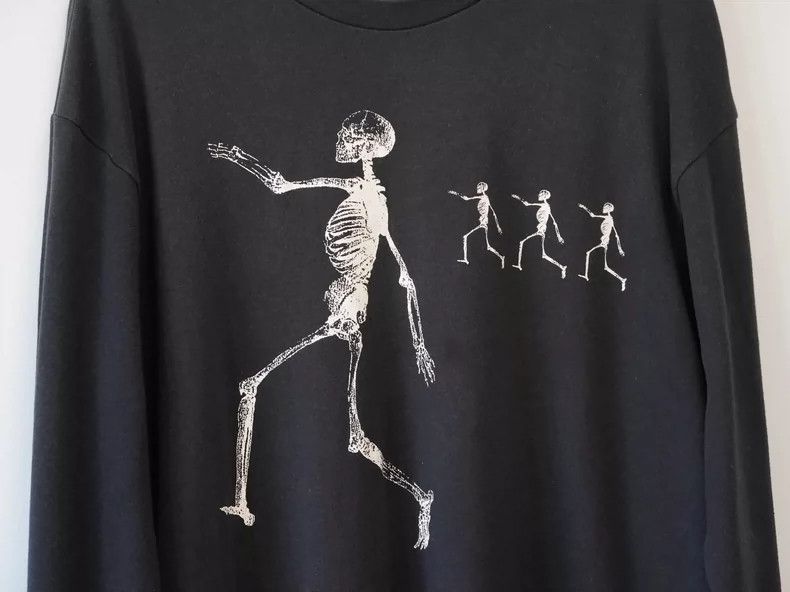 Yohji Yamamoto Yohji Yamamoto 94 AW Skull Long Sleeve 2505-Nextarrow Size US M / EU 48-50 / 2 - 4 Thumbnail