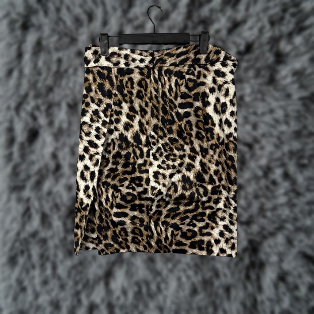 Talbots Talbots Skirt 8 Petite Leopard Print Office Siren Mob Wife Power Dressing Chic Knee Length Pencil Straight Women Size 30" / US 8 / IT 44 - 1 Thumbnail