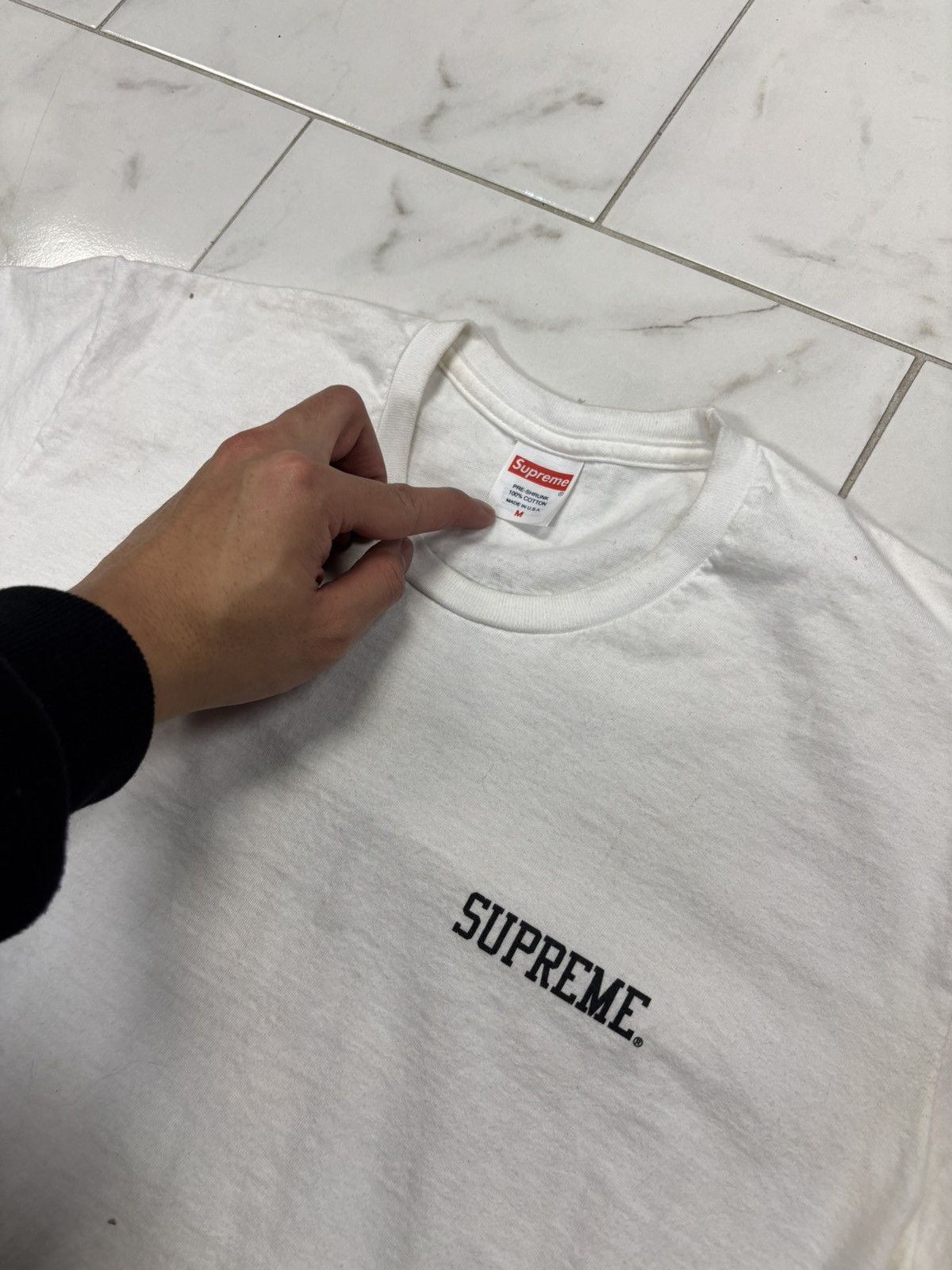 Supreme Supreme Fighter tee Def Jam Fight for NY white Size US M / EU 48-50 / 2 - 4 Thumbnail
